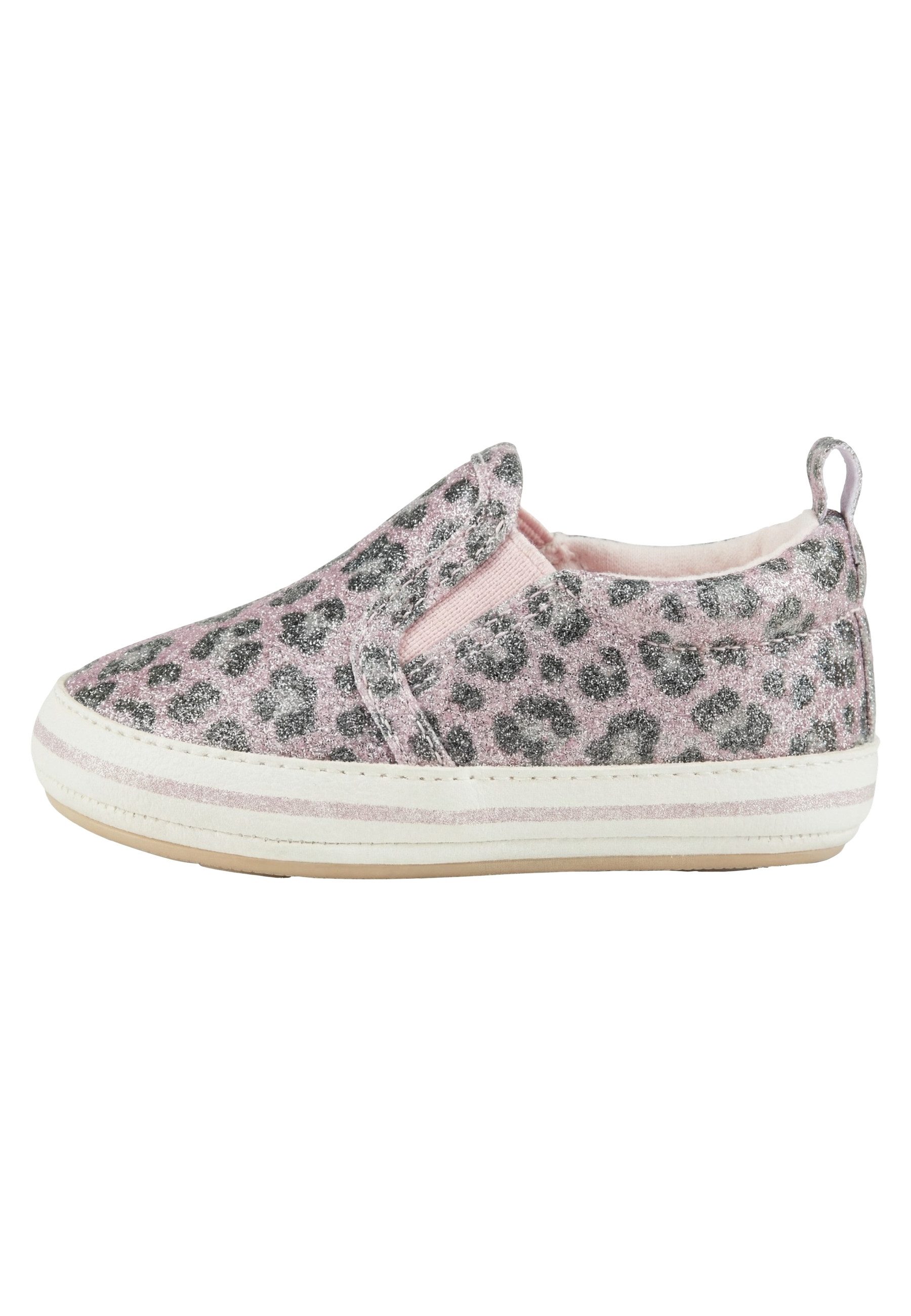 Sterntaler® Baby Schuhe Leomuster Krabbelschuh (1-tlg) Baby Schuhe aus Kunstleder mit Leodruck, Glitzer & Sternensohle