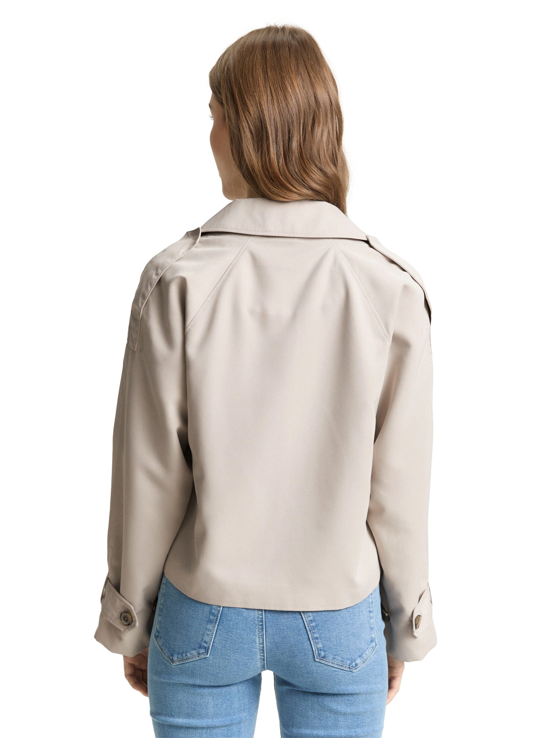 TOM TAILOR Denim Cabanjacke mit Reverskragen