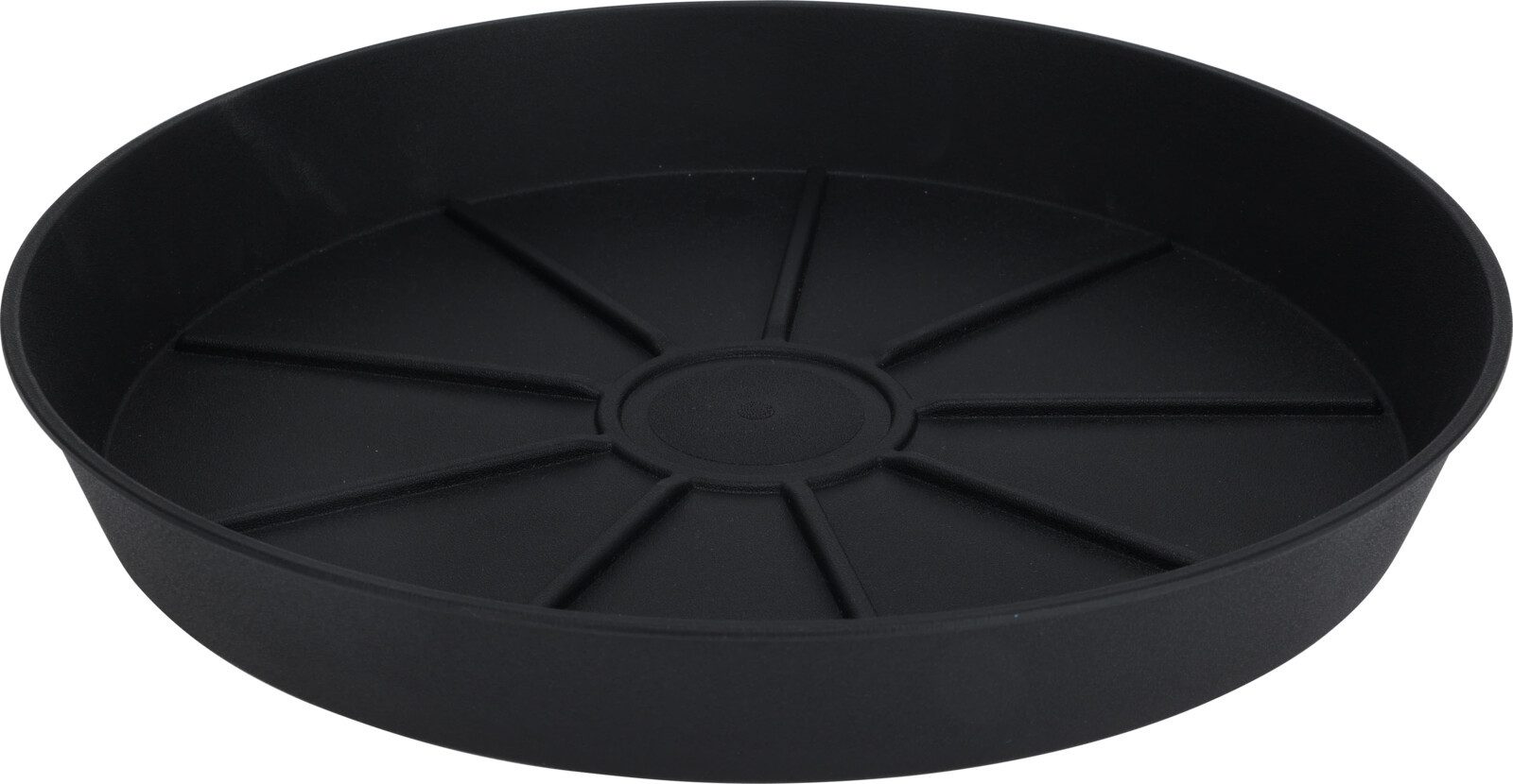 Koopman Blumentopfuntersetzer Untersetzer Topfuntersetzer Ø29cm Kunststoff Schwarz 4er Set, Set, 4-tlg., Kunststoff, In- & Outdoor, 4 Stück, 4 cm hoch