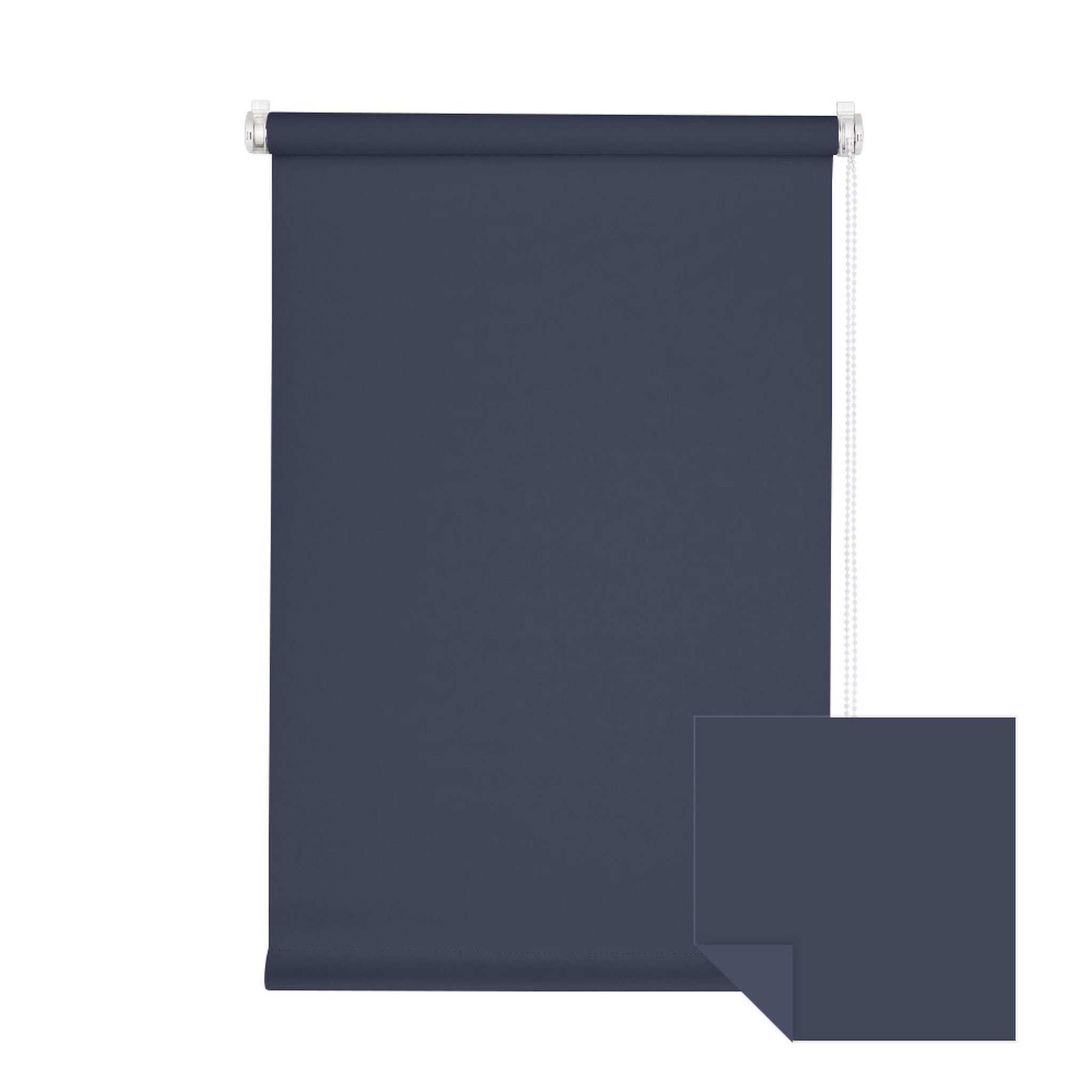 Verdunklungsrollo Klemmfix Tenebra Verdunkelungsrollo, 35 x 160 cm, dunkelblau, Victoria M., blickdicht, ohne Bohren, in Führungsschienen, Klemmfix, Verdunkelung, Mit Magnet. energiesparend