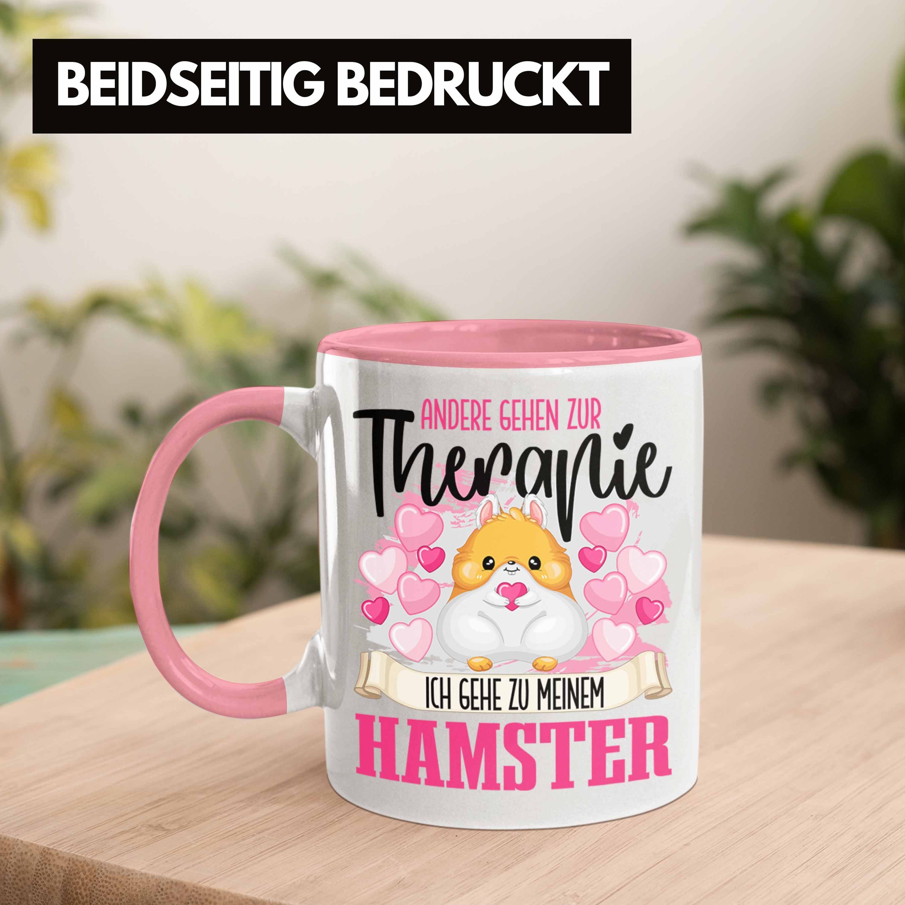 Geschenk Rosa Trendation Hamster Tasse Hamster Therapie Trendation Tasse Lu Besitzerin für -