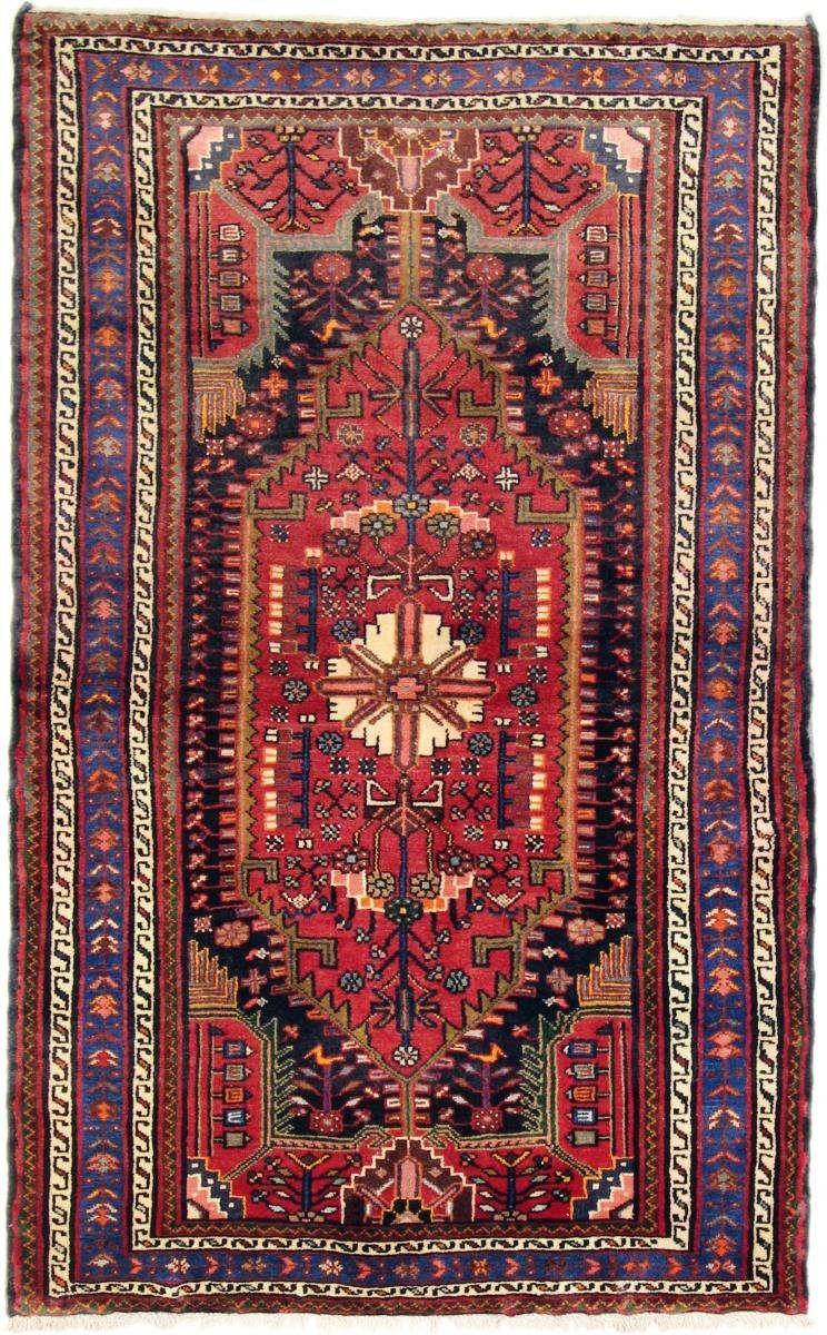 Orientteppich Orientteppich 8 / Nain Perserteppich, Trading, Handgeknüpfter 124x201 mm Höhe: rechteckig, Hamadan