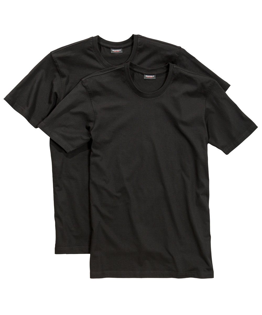 redfield Rundhalsshirt Rundhals T-Shirt Doppelpack von günstig online kaufen