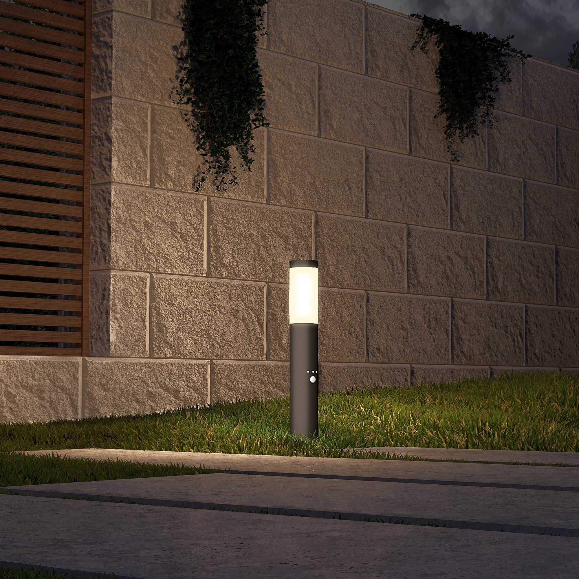 linovum LED Außen-Wandleuchte BOSEA-B Wegeleuchte anthrazit günstig online kaufen