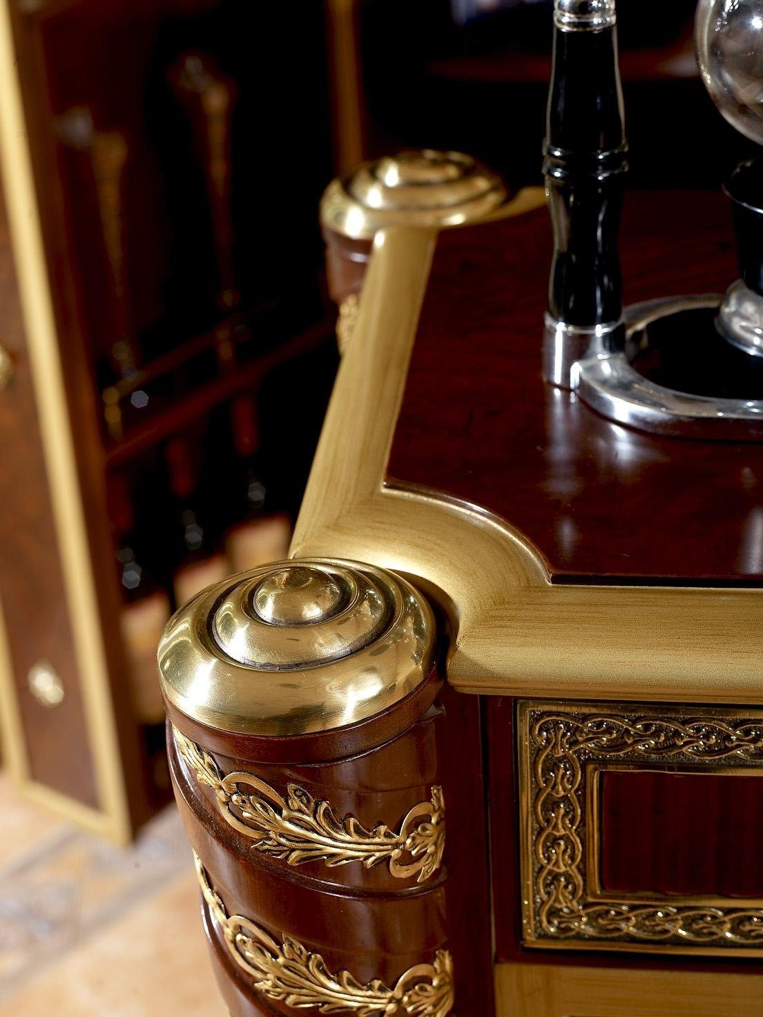 Echtholz JVmoebel Beistelltisch, Serviertisch Beistelltisch Tisch Luxus Antik Klasse Stil