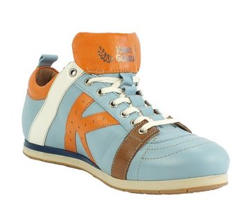 Kamo-Gutsu Kamo-Gutsu Herren Leder Sneaker cielo arancio Sneaker Wechselfussbett