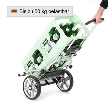 Andersen Einkaufstrolley Royal Shopper Ortlieb anthrazit, klappbare Ladefläche, belastbar bis 50kg