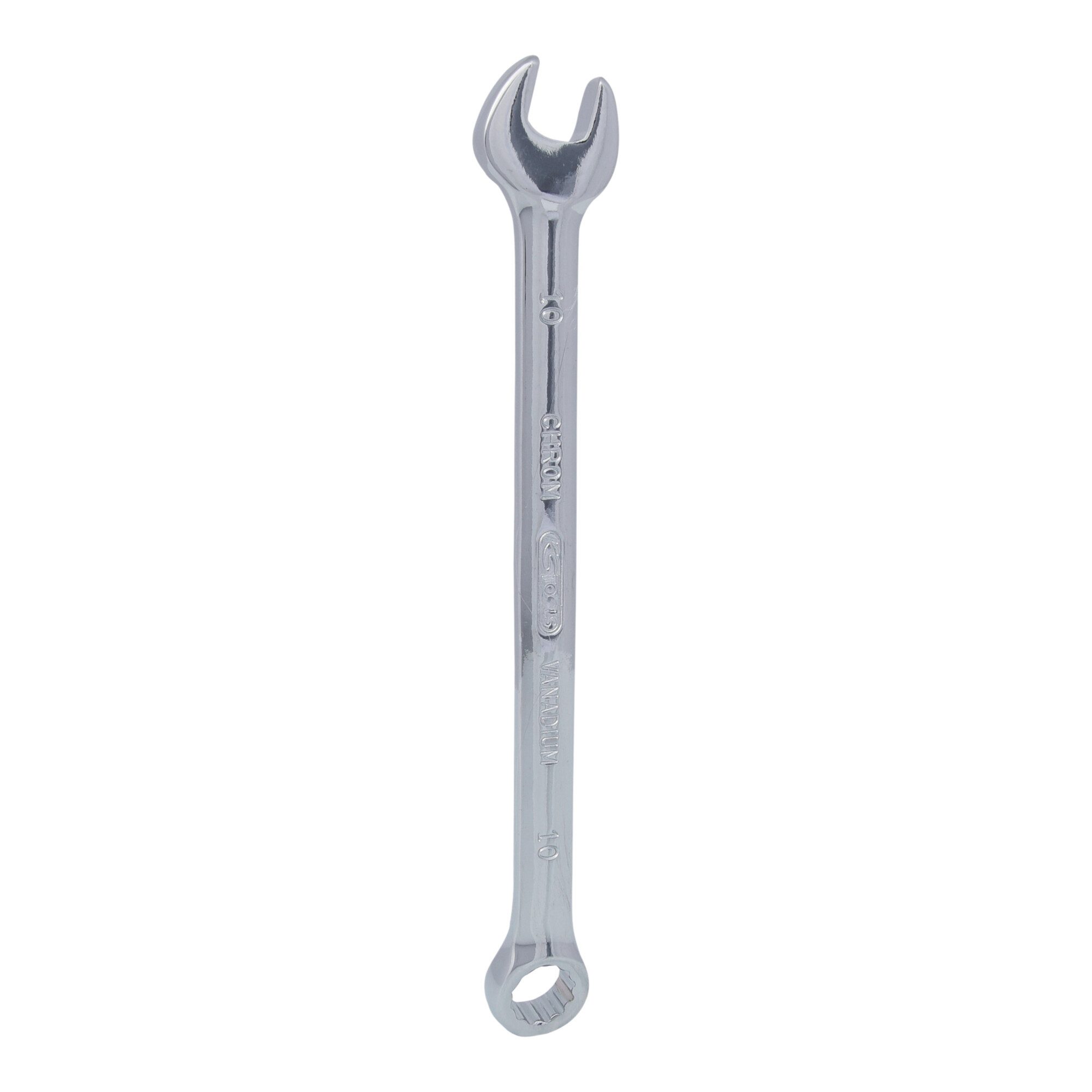 KS Tools Ratschenringschlüssel KS Tools CHROMEplus Ringmaulschlüssel, abgewinkelt, 10mm