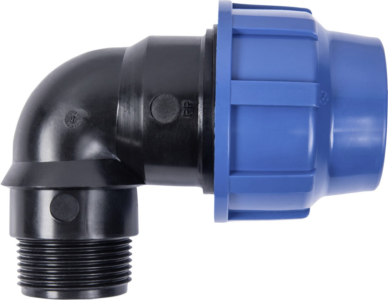 PE-Rohr-Verbindungsstücke 20 Mm – PP-Klemmfitting Winkel 90° Für Bewässerung & Trinkwasser