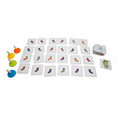 BS Toys Spielesammlung, Memo-Spiel Crocs Socks, Robuste Materialien für langen Spielspaß