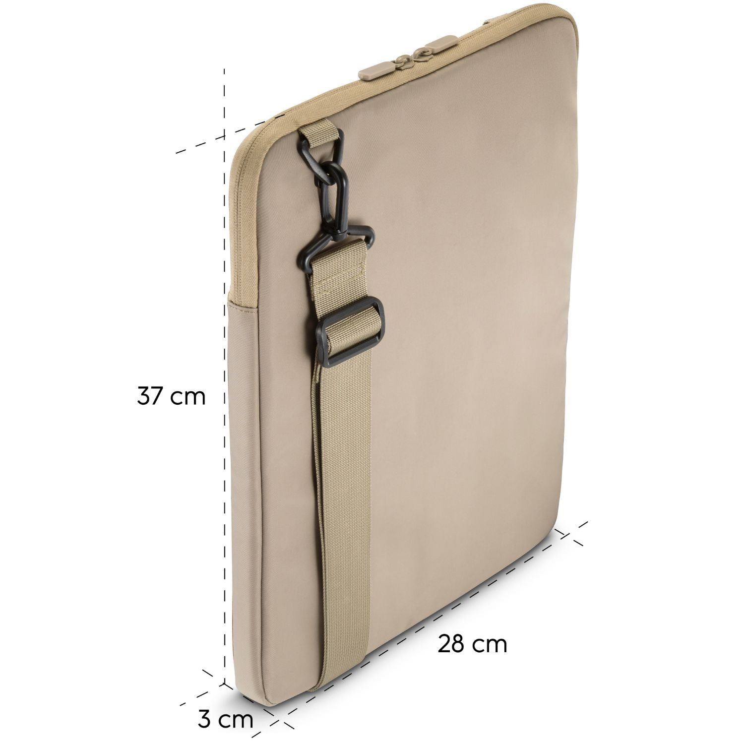 Hama Laptoptasche Notebook-Tasche Schutz-Hülle To Go 13,3" Braun, Business Schutz-Hülle Laptop-Tasche Case für 13,3 13,6" 14" 14,2" Zoll