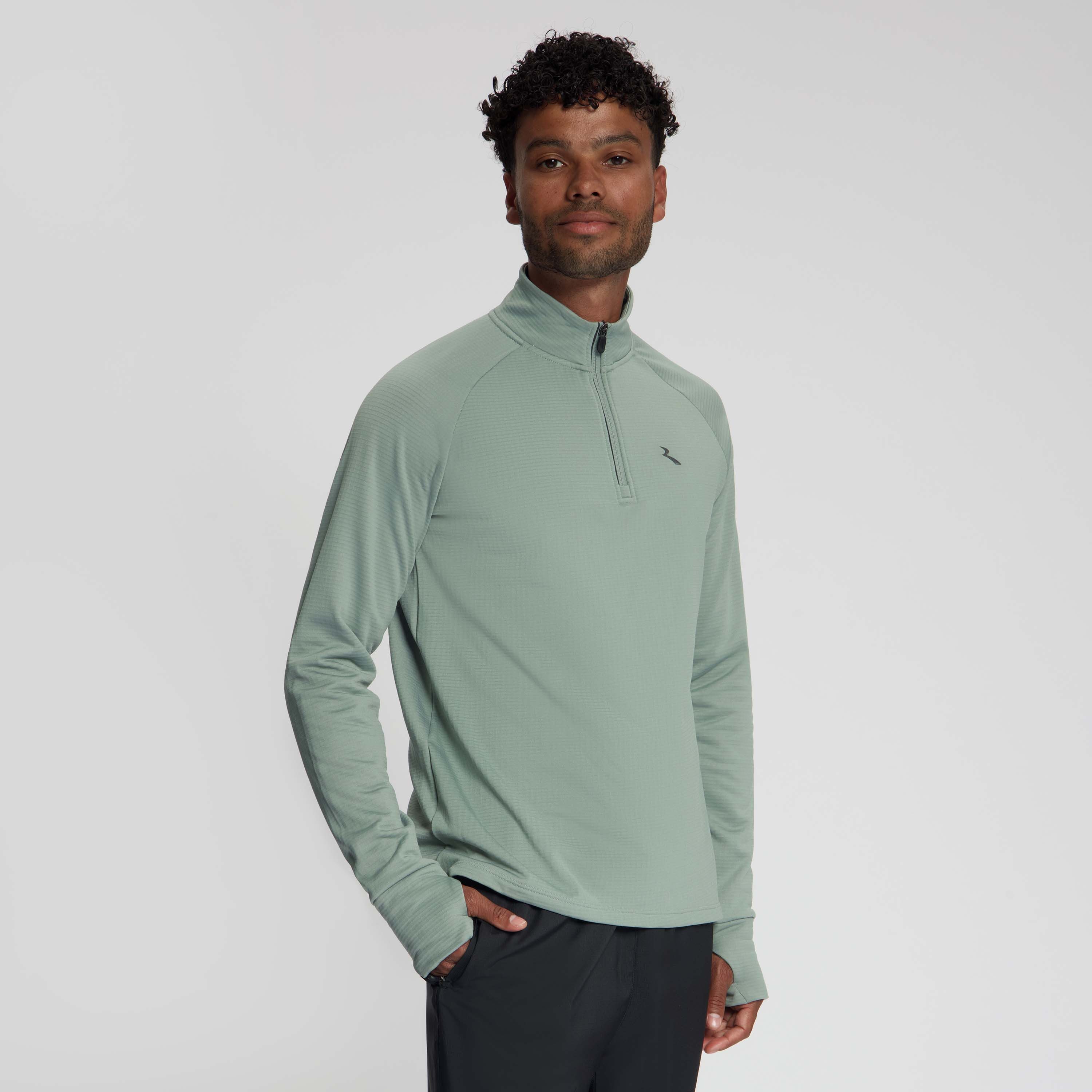 Rogelli Laufshirt Lauftop Langarm Herren - Essential