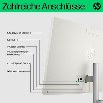 HP 24-cr1202ng All-in-One PC (23,8 Zoll, Intel Core Ultra 7 155U, 4-core ARC Graphics, 16 GB RAM, 512 GB SSD, Luftkühlung)