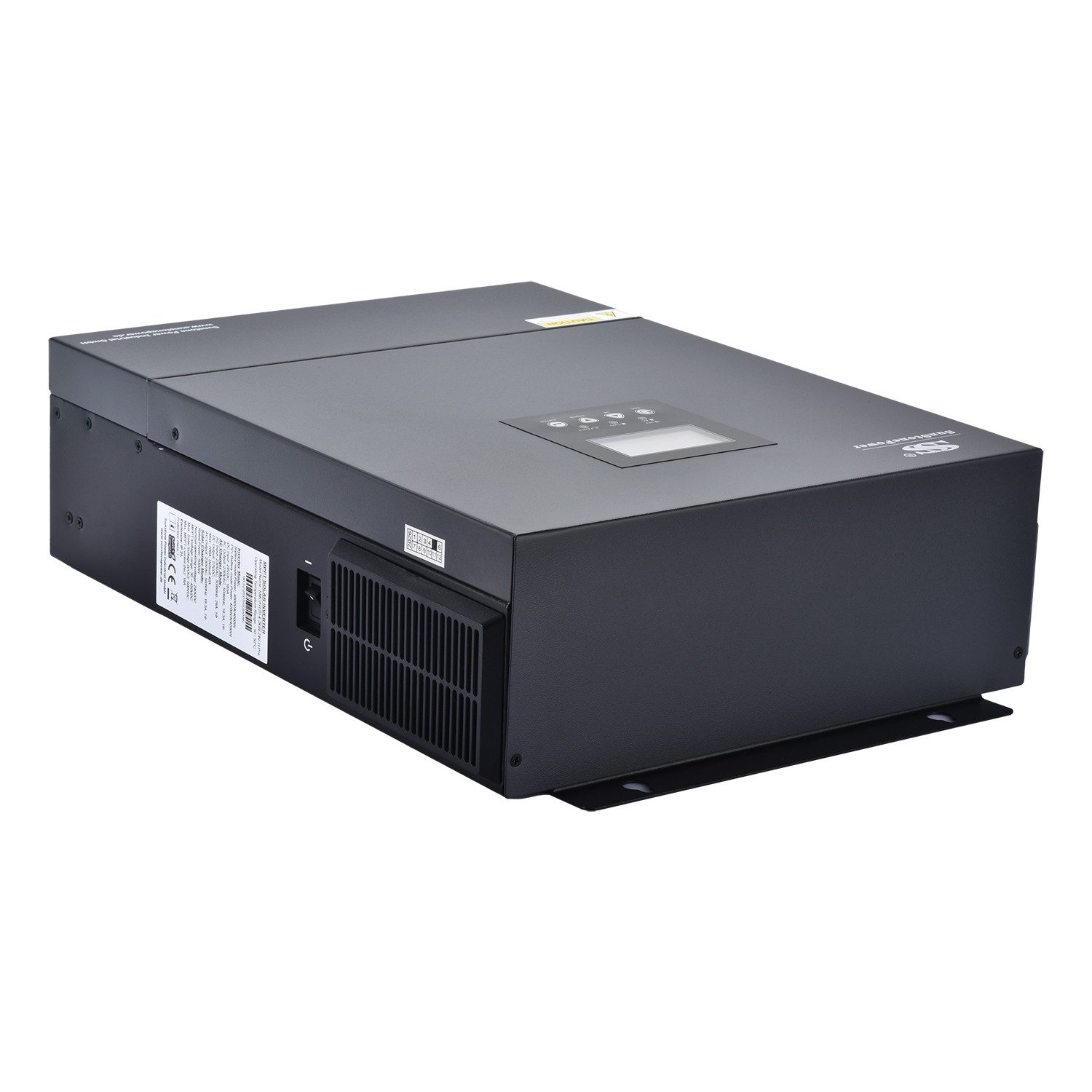 Sunstone Power Wechselrichter 4200W 24V 230V Reiner Sinus PV 30-450V Off-Grid Inverter 0% MWST, mit Monitoring-App, keine Einspeisung, MPPT 30–450 VDC, 2 AC-Aus – Bild 4 von 5