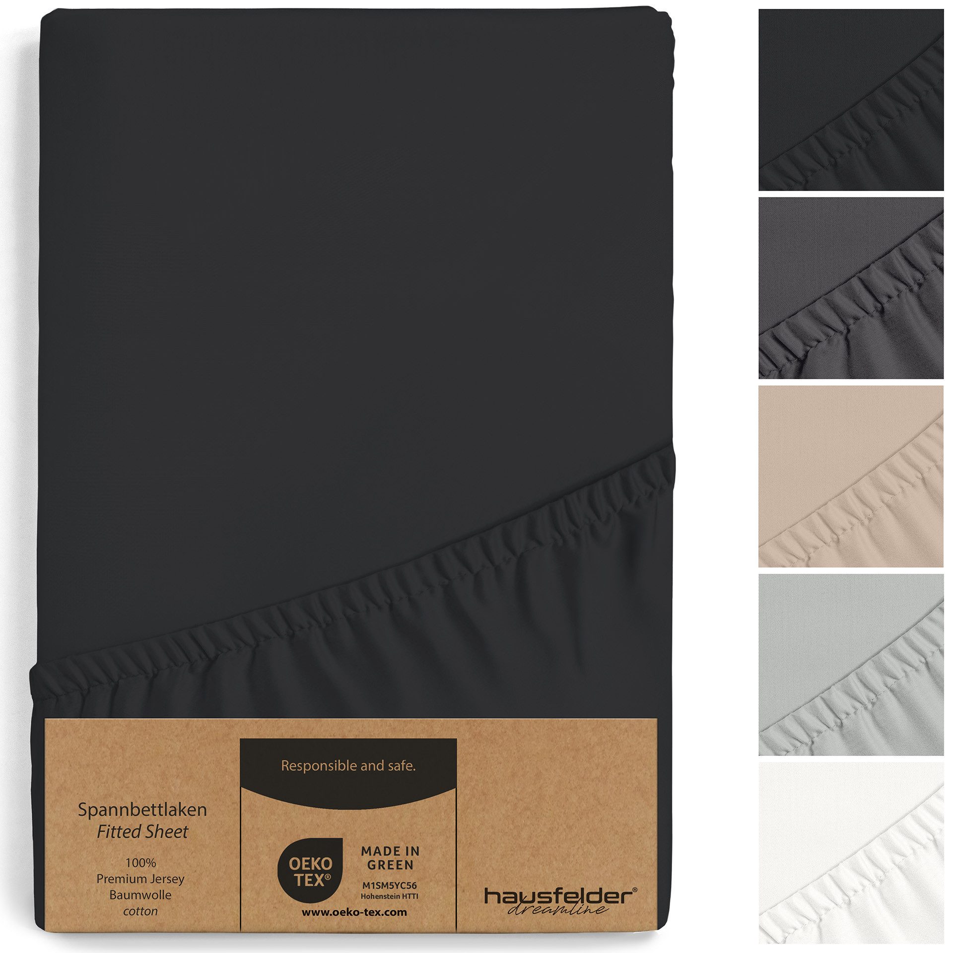 Hausfelder Spannbettlaken Boxspring Bettlaken 140/160x200cm, bis günstig online kaufen