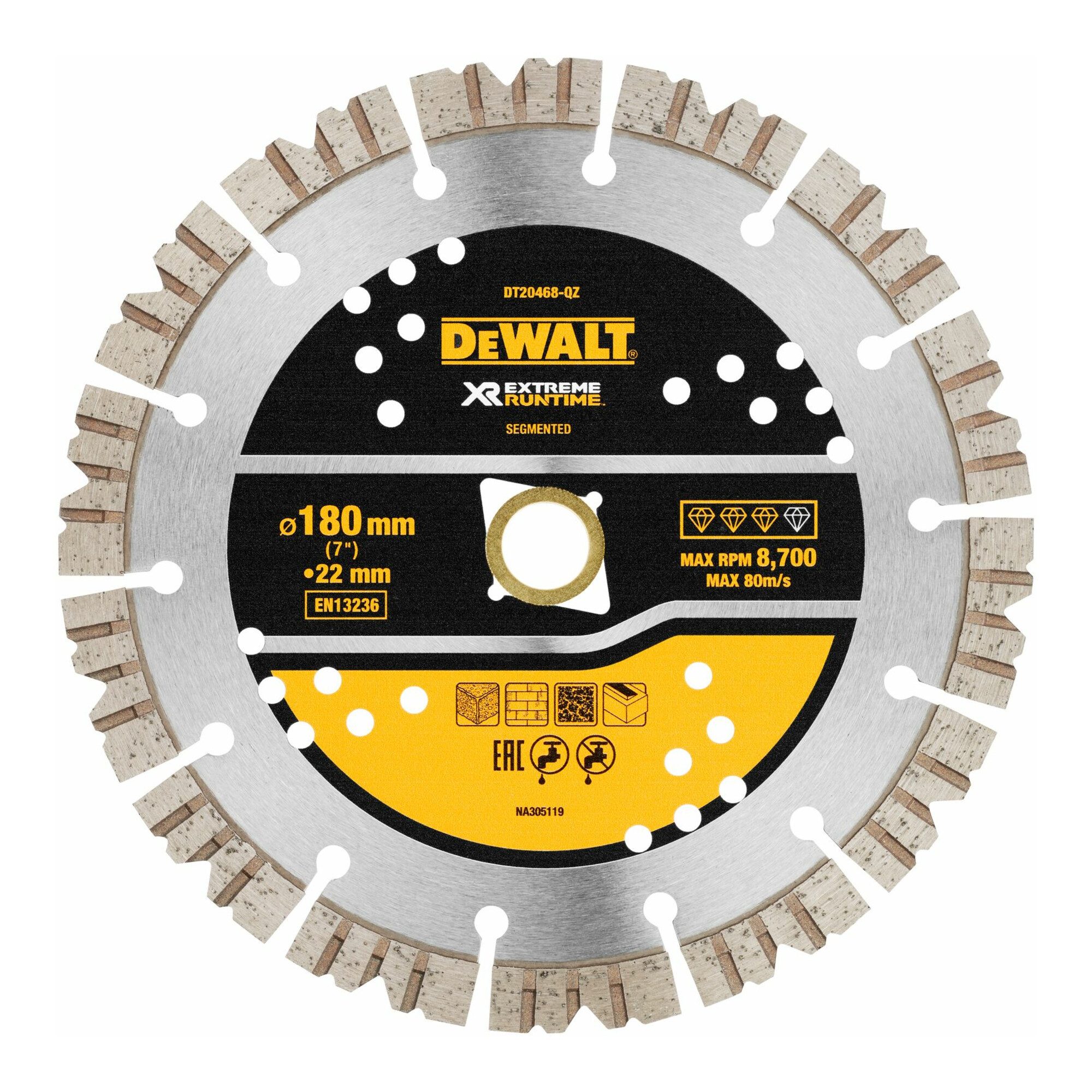 DeWalt Trennscheiben DEWALT XR EXTREME RUNTIME Diamanttrennscheibe