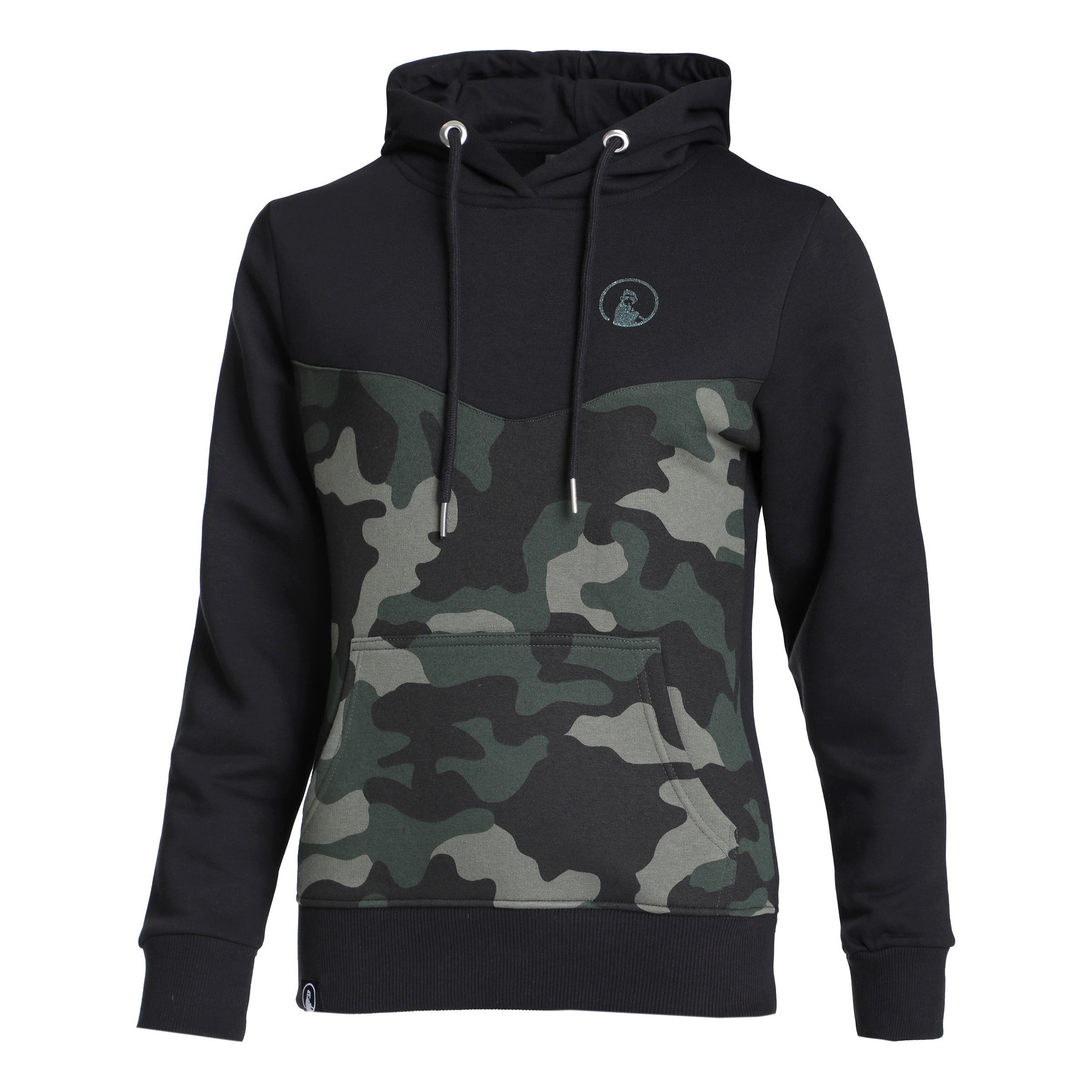Quiet Please Kapuzensweatshirt Camou Glitter