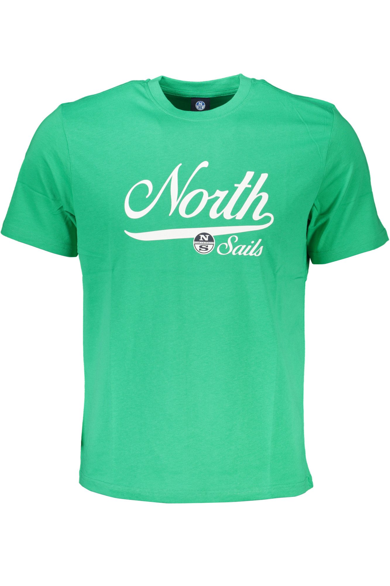 North Sails T-Shirt Grünes Herren T-Shirt mit Rundhalsausschnitt und