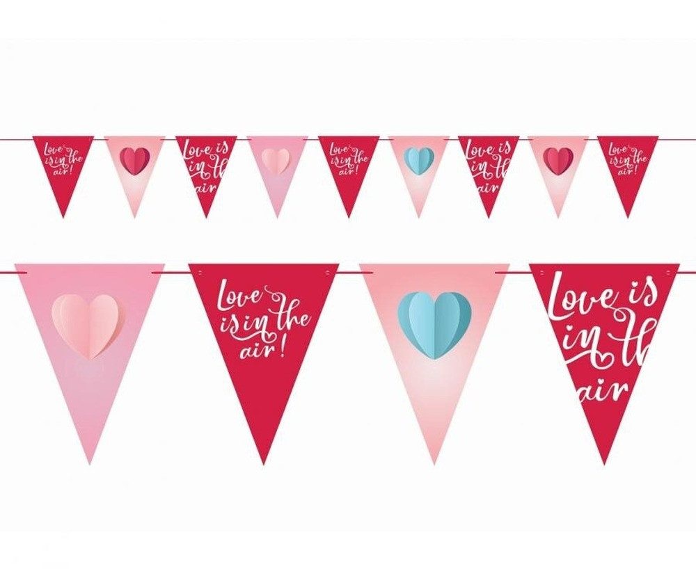 Godan Wimpelkette Liebe Love is in the air Wimpelkette