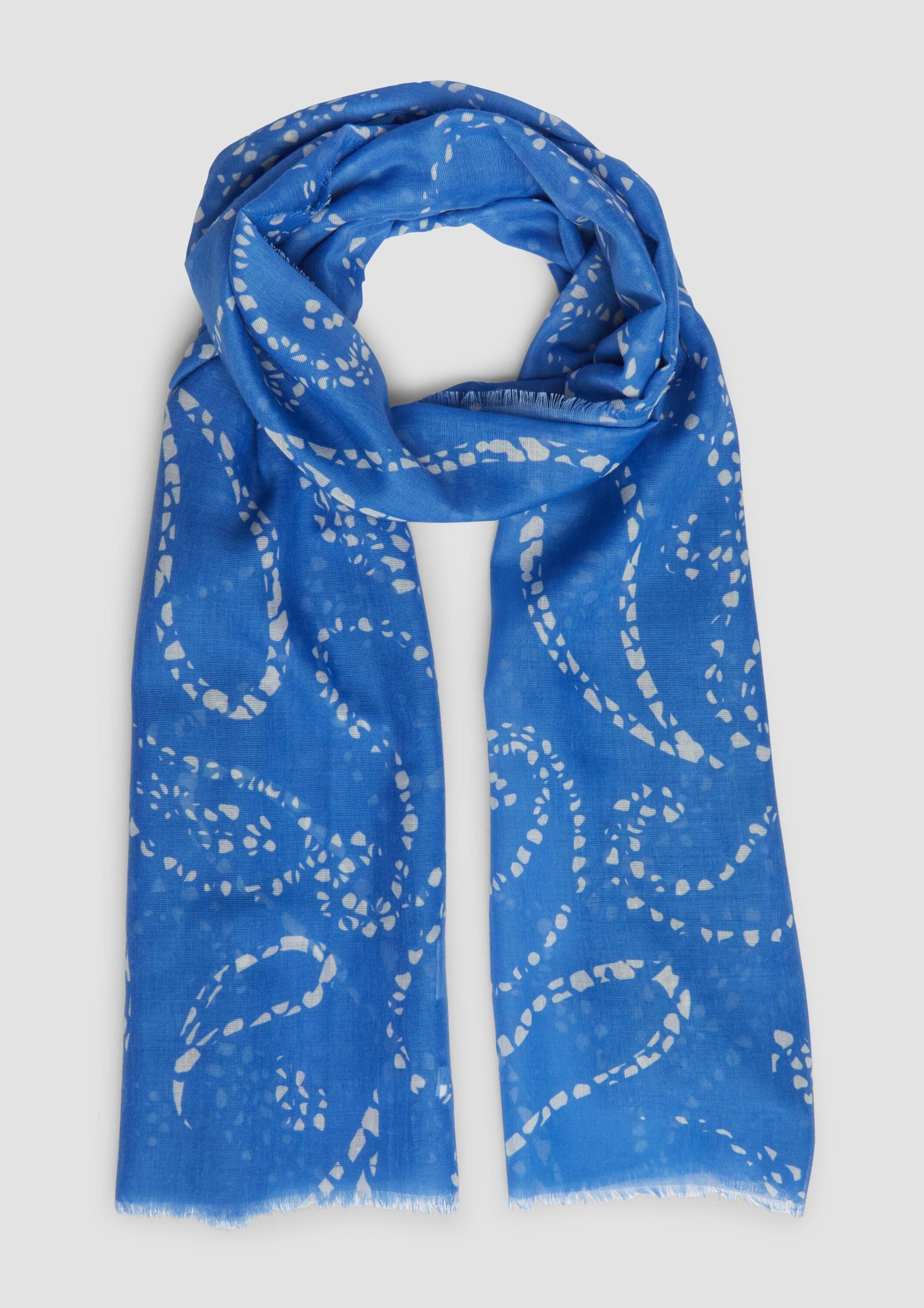 s.Oliver Schal Tuch, Schal mit Paisley-Artwork