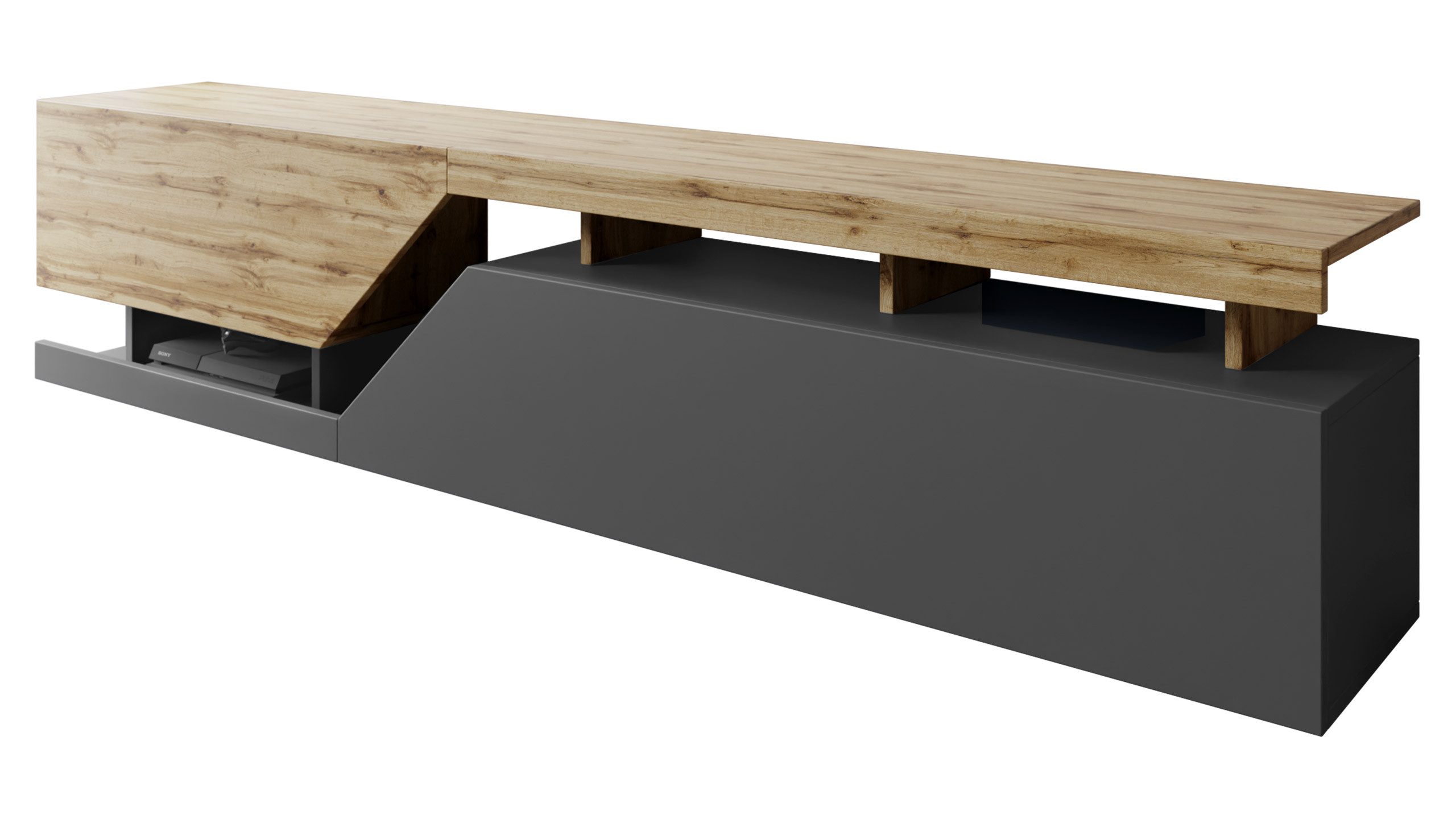 MIRJAN24 TV-Schrank Ceelias 200 (mit zwei Klappen) Grifflose Öffnen mit Gas günstig online kaufen