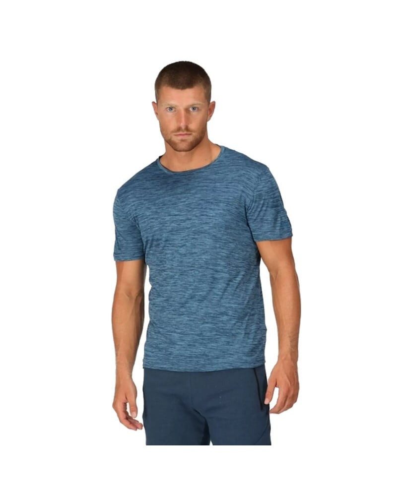 Regatta T-Shirt Fingal Edition Marl (100% Polyester) blau Herren
