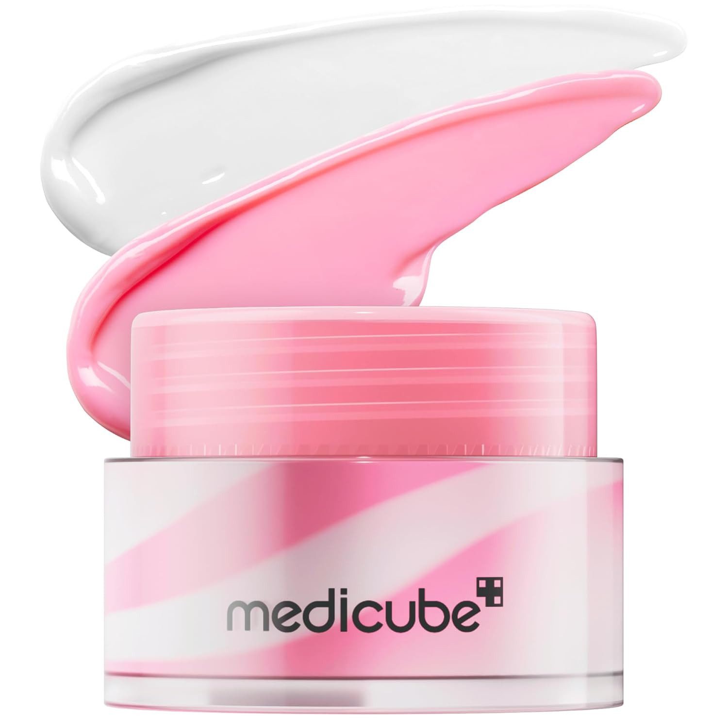 Medicube Lippenmaske PDRN Lip Sleeping Mask Glow Balm – Koreanische Lippenpflege, mit PDRN, Kollagen & Sheabutter für heile, pralle & weiche Lippen