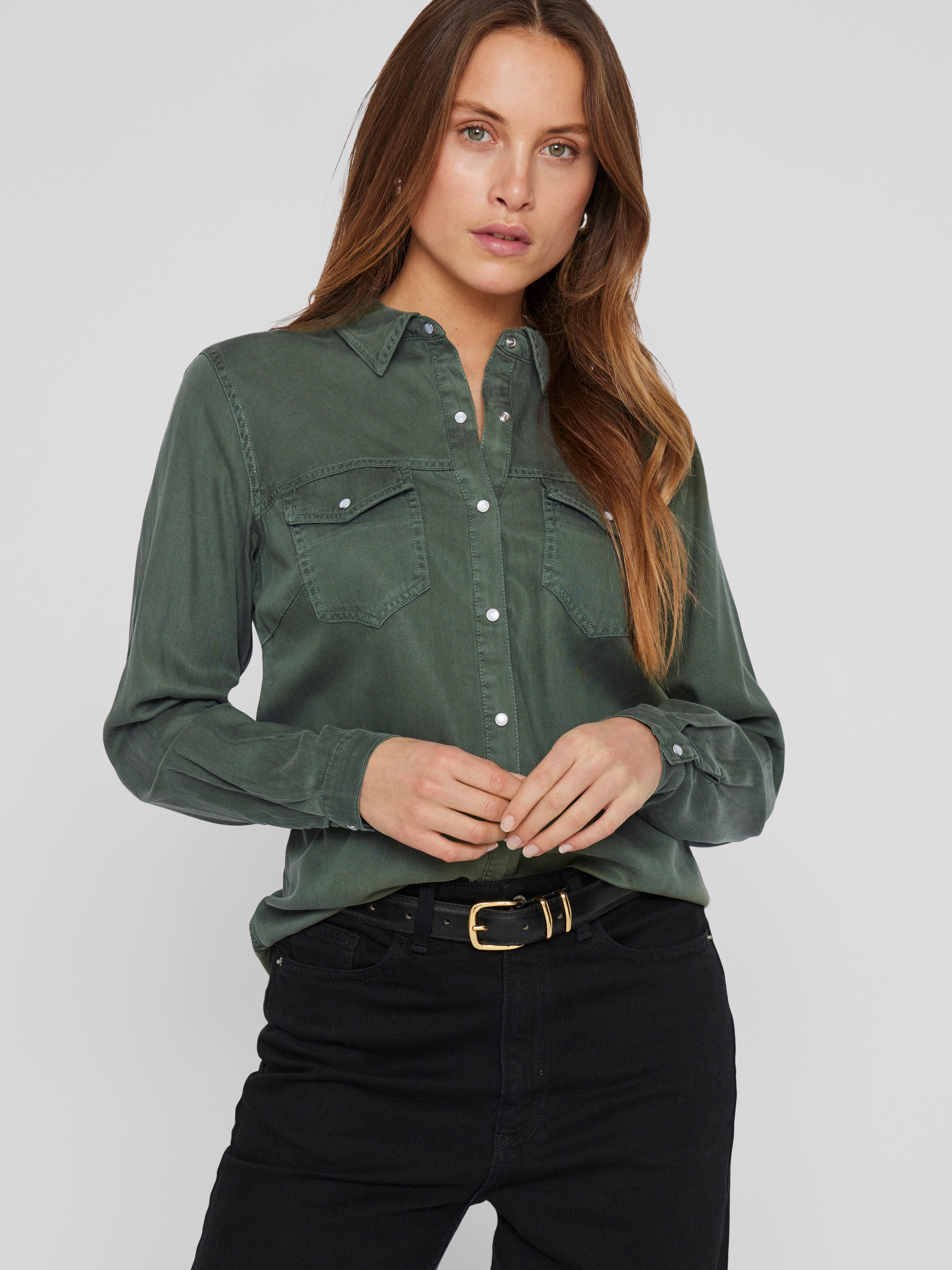 Vila Jeansbluse VIBISTA DENIM SHIRT/SU-NOOS günstig online kaufen