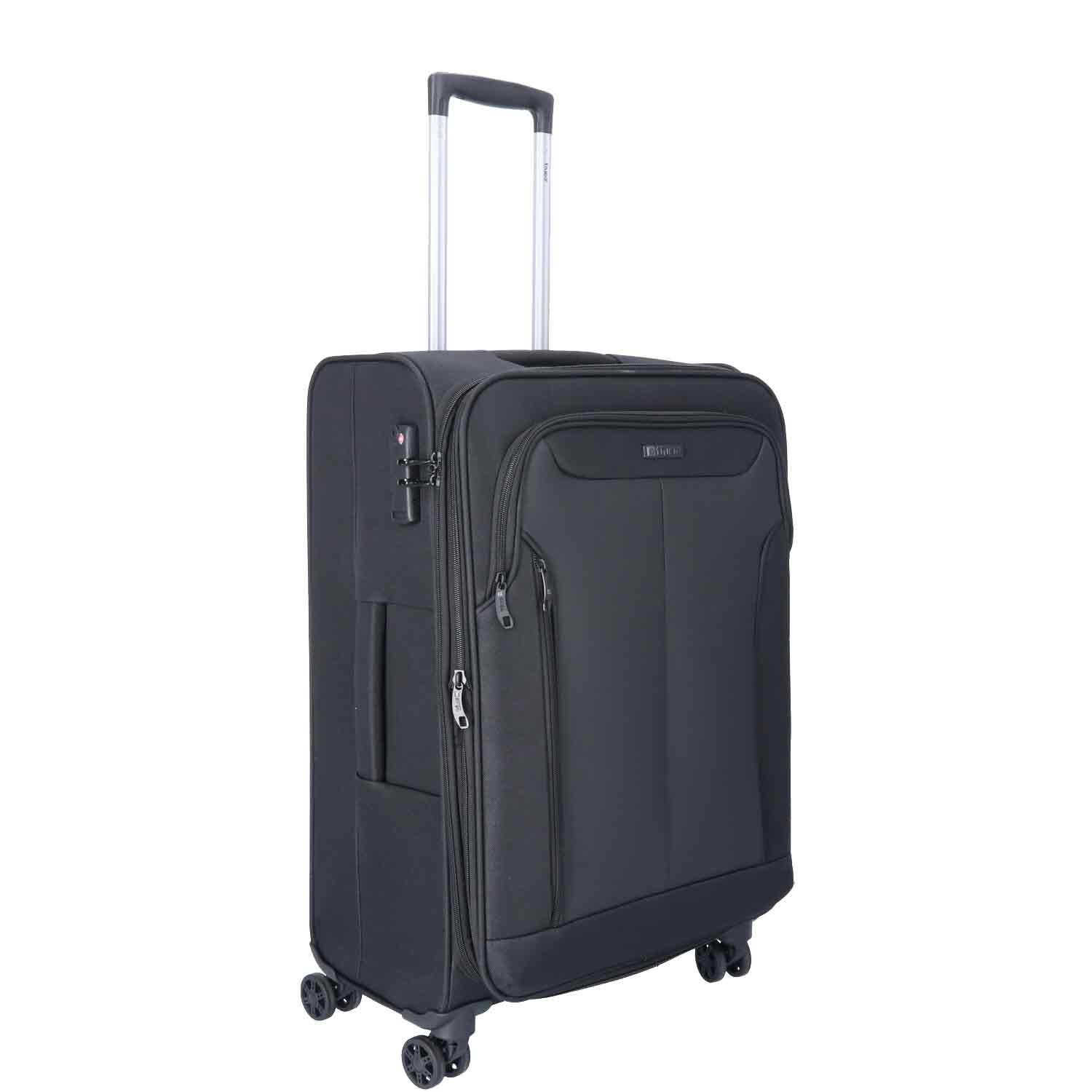 TheTrueC Koffer TheTrueC 4 Rollen Koffer Superlight 68cm Kopenhagen Black, günstig online kaufen