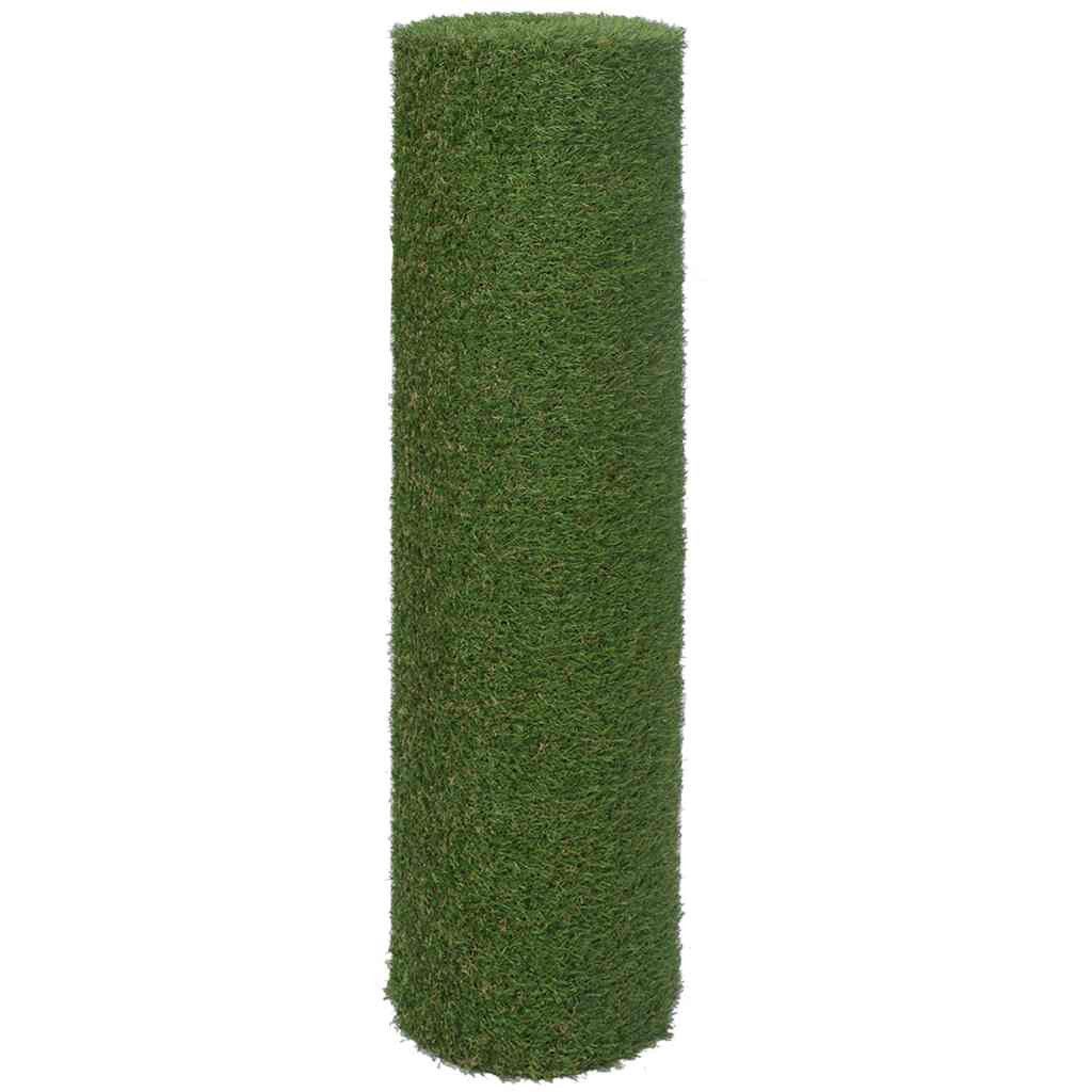 vidaXL Kunstrasen Kunstrasen 1x10 m/20 mm Grün, Höhe: 2 mm