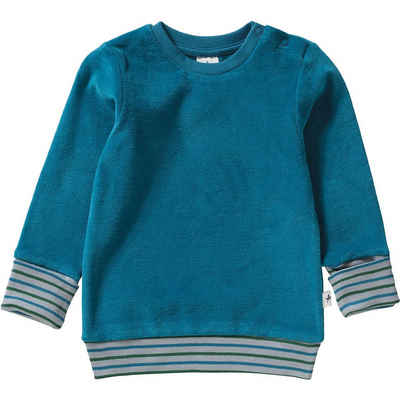 Leela COTTON Sweatshirt »Baby Sweatshirt aus Nicky Velours, Organic Cotton«
