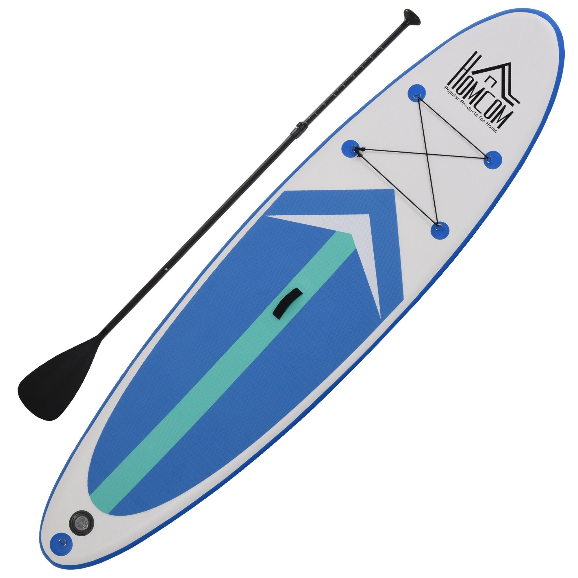 (Set, tlg., Board), 1 HOMCOM 6 Paddel Paddle mit Surfboard, x Longboard, SUP-Board