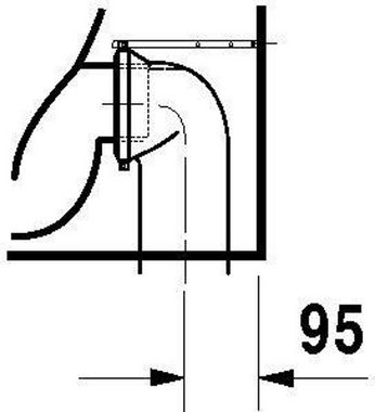 Duravit WC-Komplettset Duravit Stand-WC STARCK 2 BACK-TO-WALL t