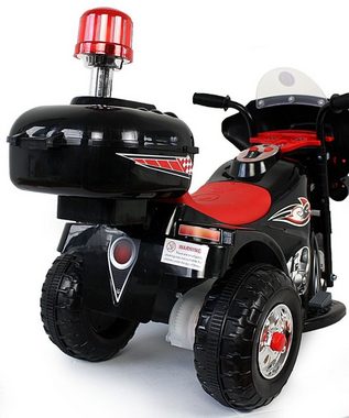 BoGi Elektro-Kinderauto Kindermotorrad Elektromotorrad Polizei Motorrad Musik Sound und Sirene