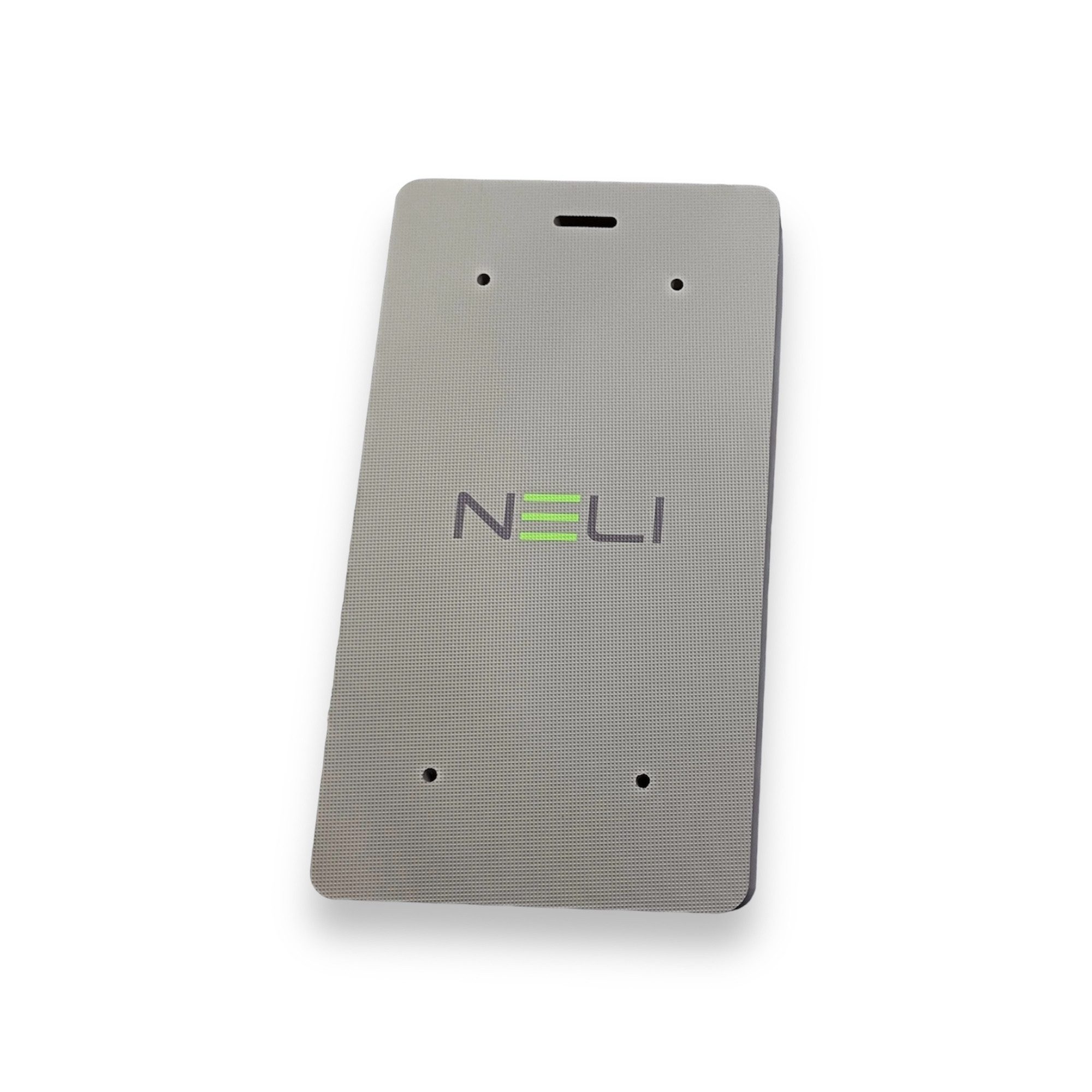 NELI Motorboot Fender, Flachfender, Stegfender, rechteckig, flach, Farbe: grau