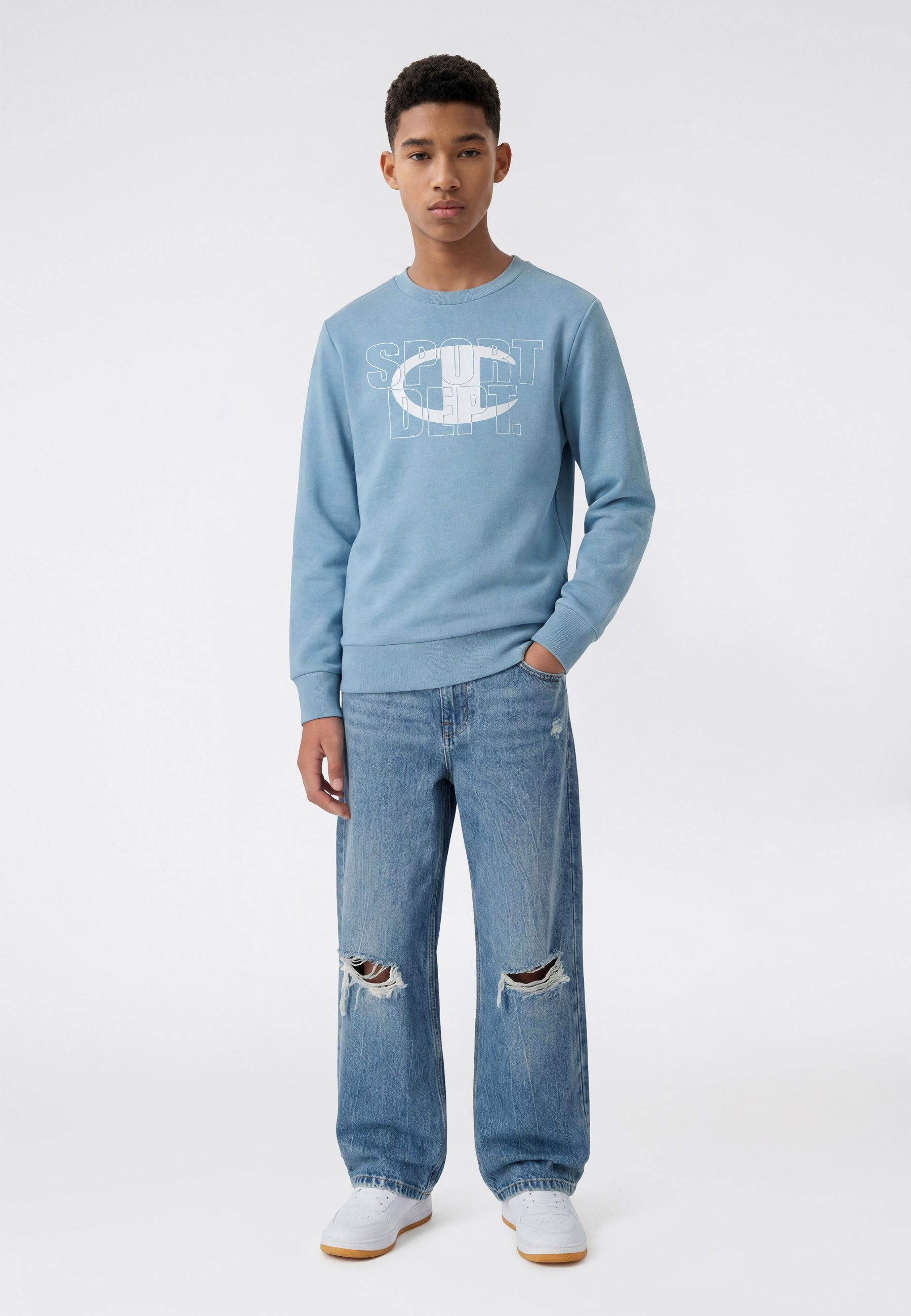 Champion Sweatshirt SPORTWEAR CREWNECK Standard Fit für Kinder und Jugendliche
