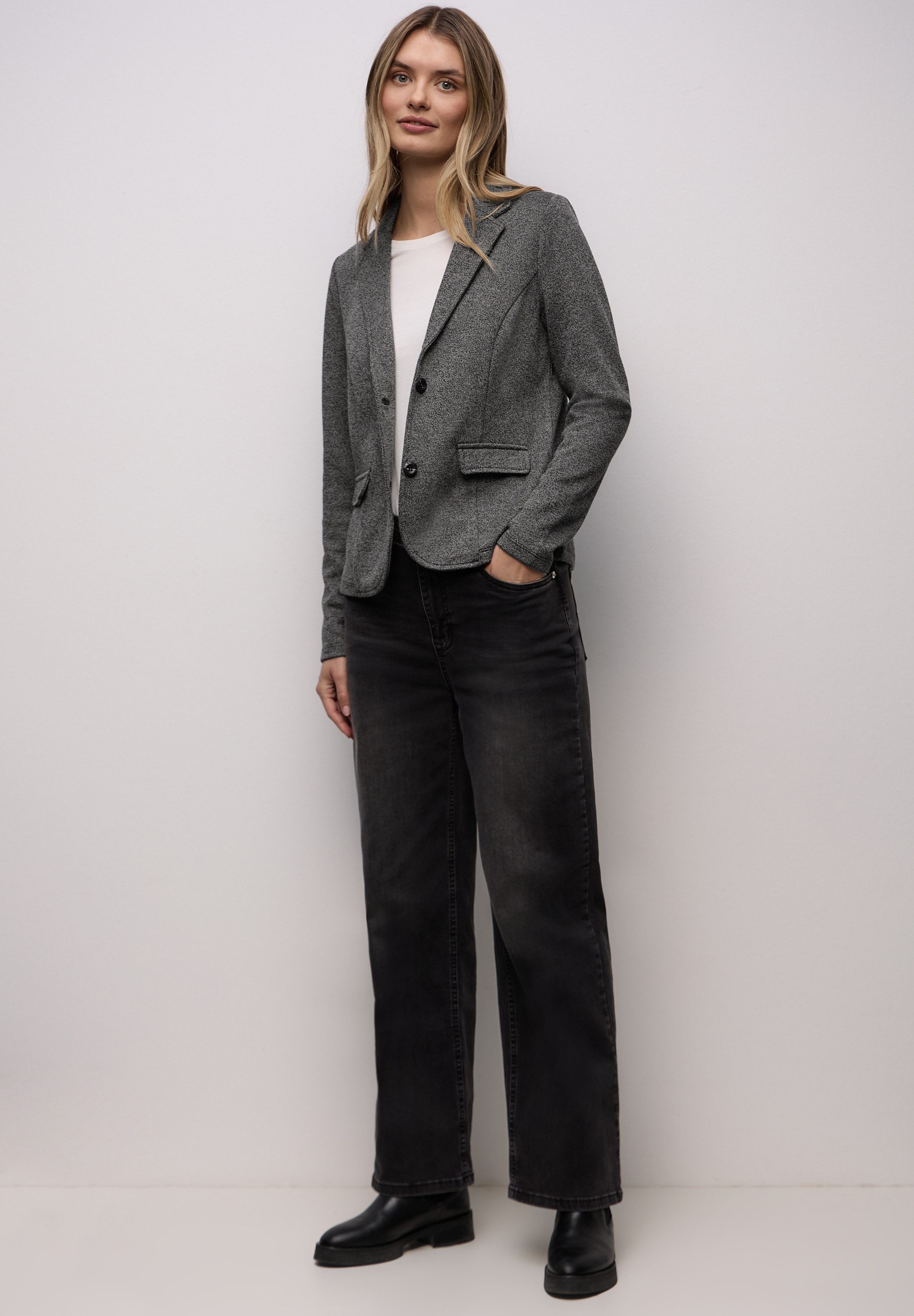 STREET ONE Kurzblazer mit Reverskragen