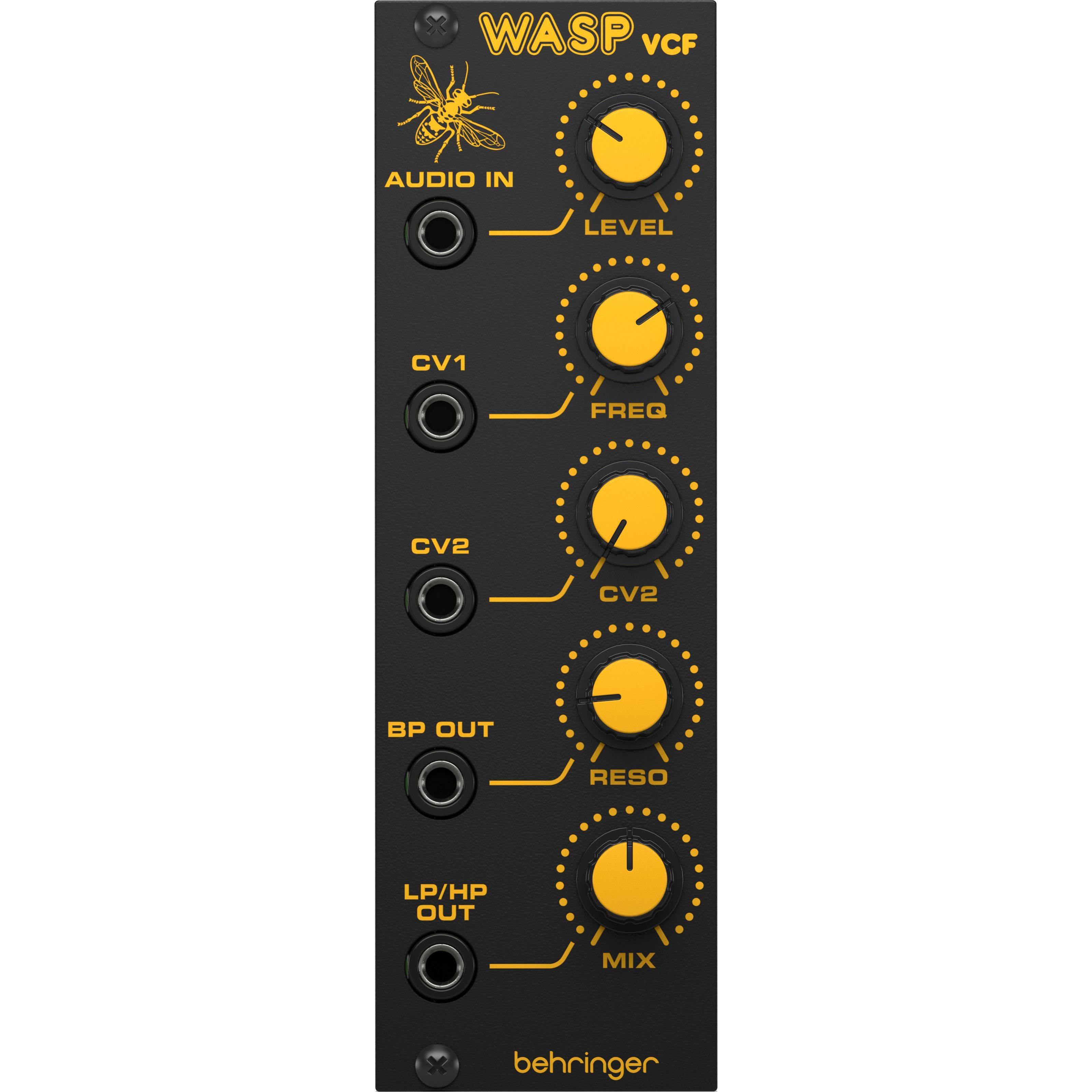 Behringer Synthesizer (Modular Synthesizer, Filter-Module), Wasp VCF - Filter Modular Synthesizer