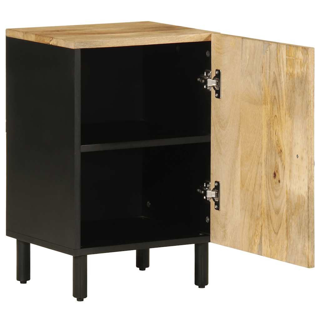vidaXL Badezimmer-Set Badschrank 38x33,5x58 cm Massivholz, (1-St)