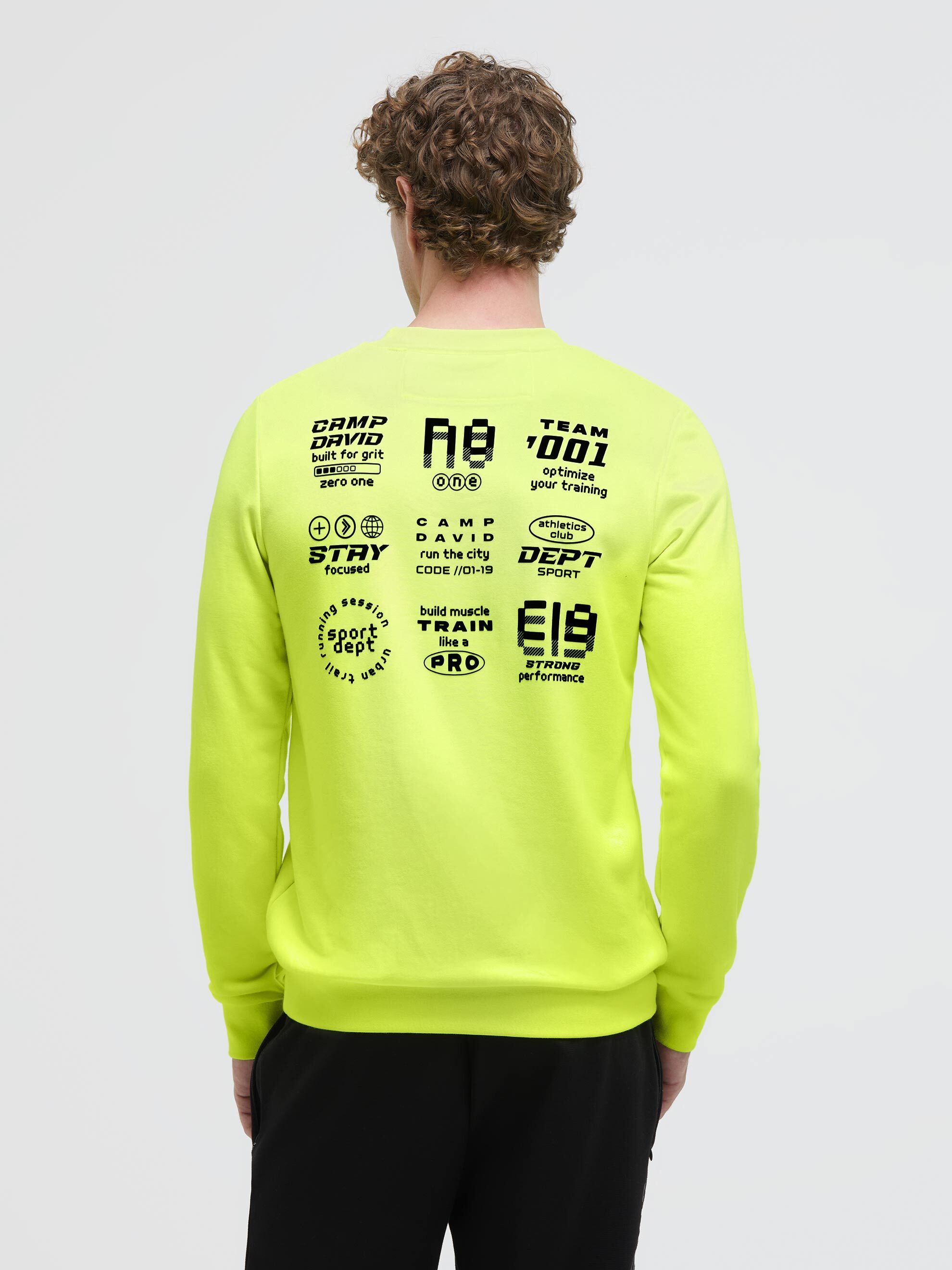 CAMP DAVID Sweater mit Baumwolle