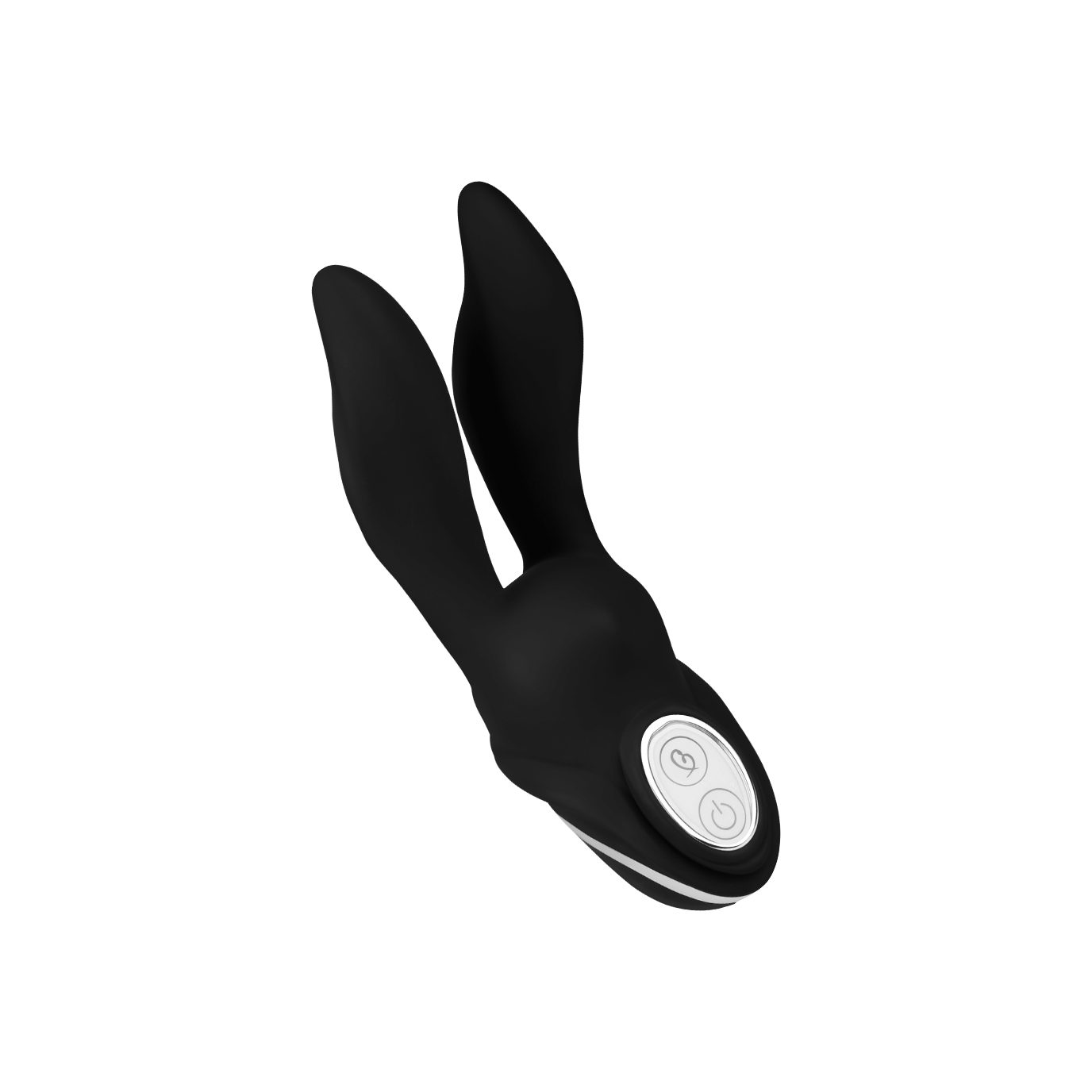 EIS Klitoris-Stimulator EIS Silikon-Vibrator "Honey Bunny", 7 Vibrationsprogramme, 16,5cm, (0-tlg) Schwarz | Druckwellen-Vibratoren