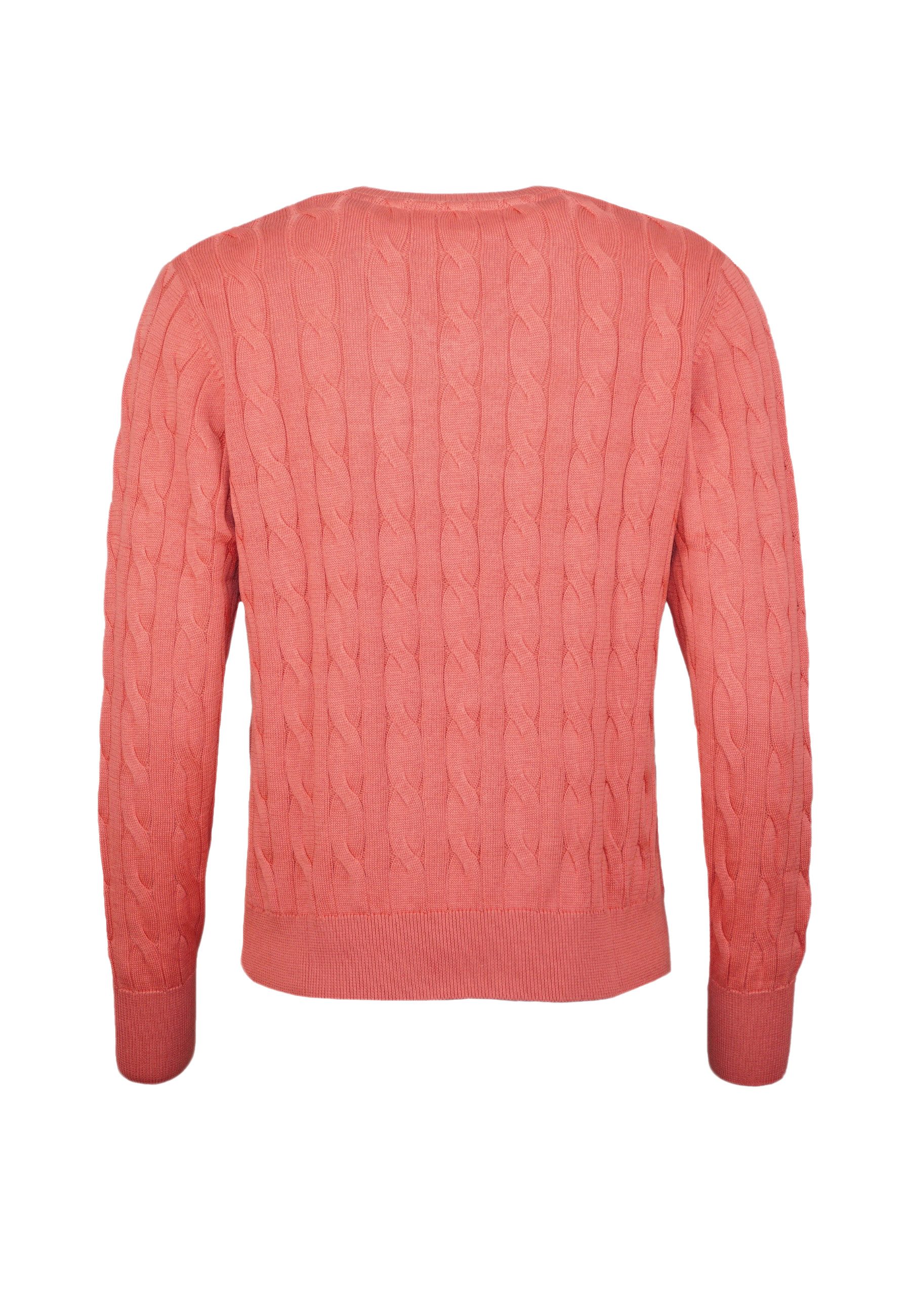 U.S. Polo Assn. Sweatshirt Shirt Pullover Cable V-Neck (1-tlg) günstig online kaufen