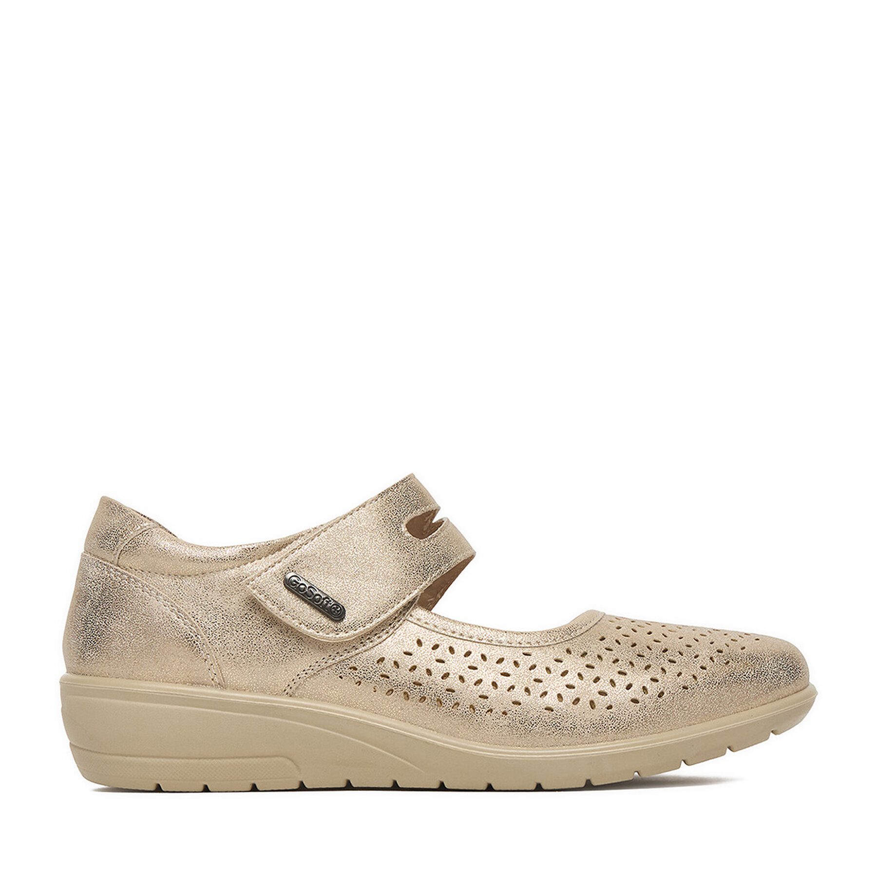 Go Soft Go Soft Damen-Sneaker in Gold, niedrig geschnitten Stiefel