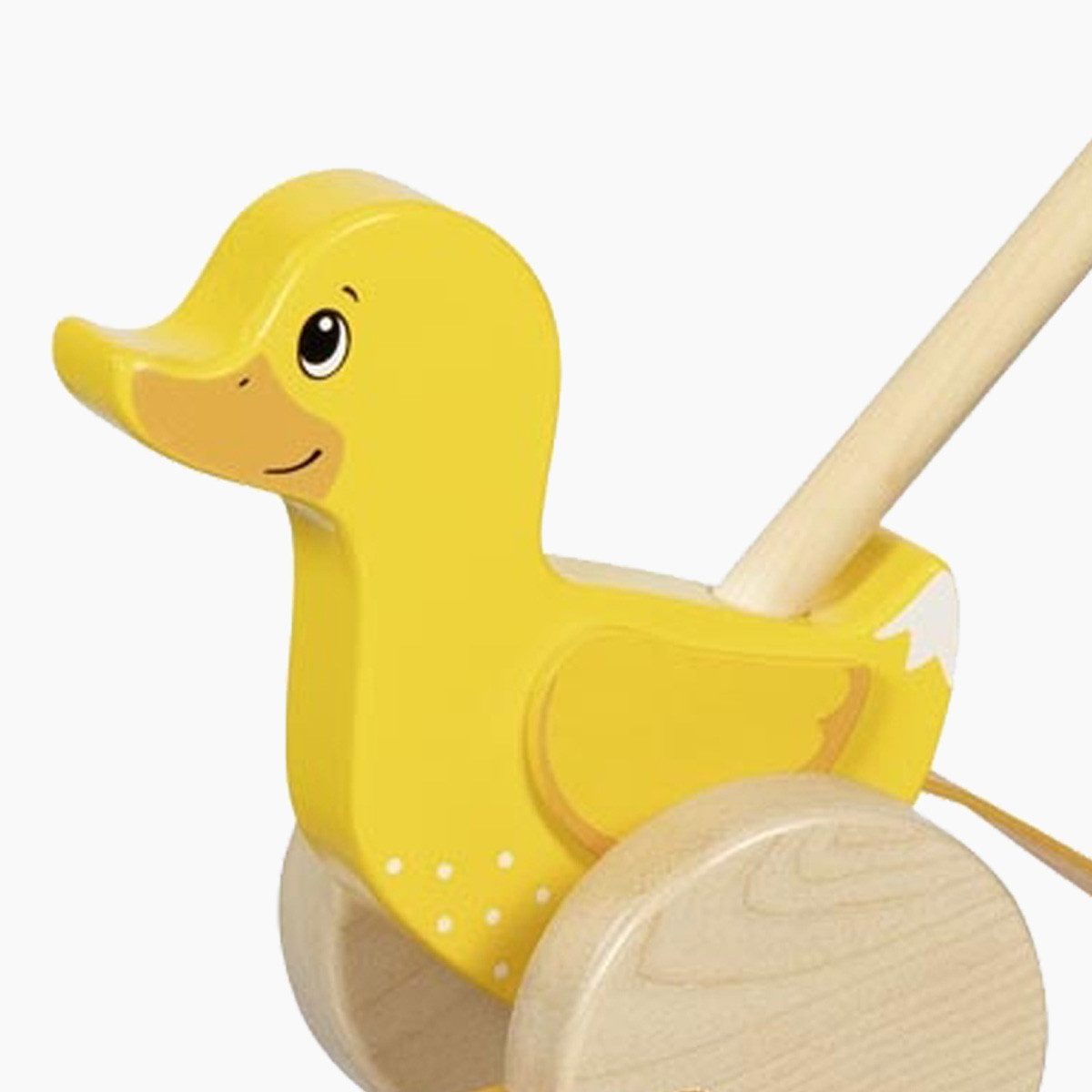 goki Schiebestab Schiebetier Ente Ellie, (packung, 2-tlg), Perfekt für kleine Hände