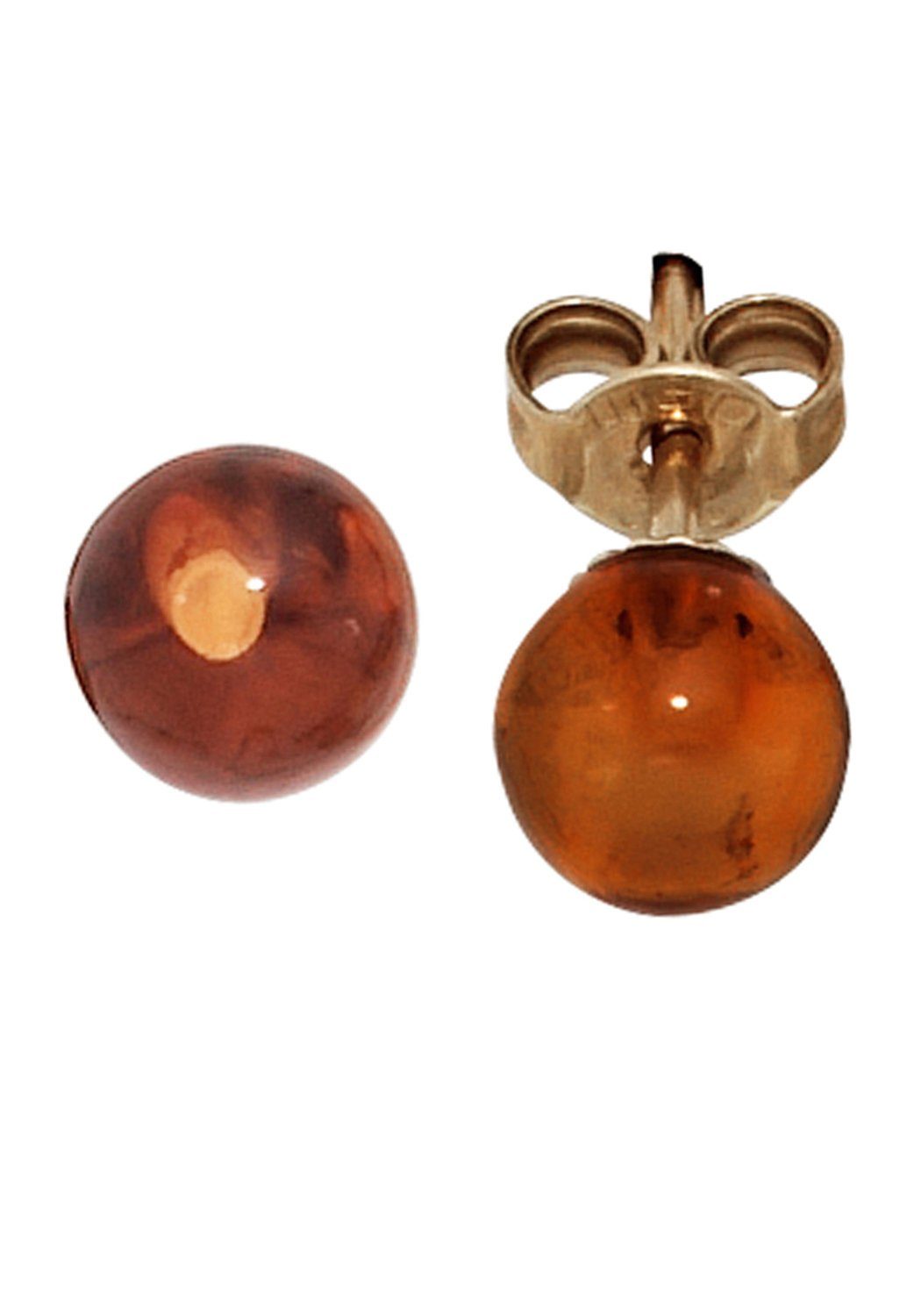 JOBO Paar Ohrstecker Ohrringe mit Bernst... JOBO Paar Ohrstecker Ohrringe mit Bernst...