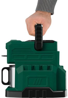 Parkside Filterkaffeemaschine Mobile 20V Akku Kaffeemaschine PKMA 20 Li A1, ohne Akku und Ladegerät, Geeignet für gemahlenen Kaffee und Kaffeepads