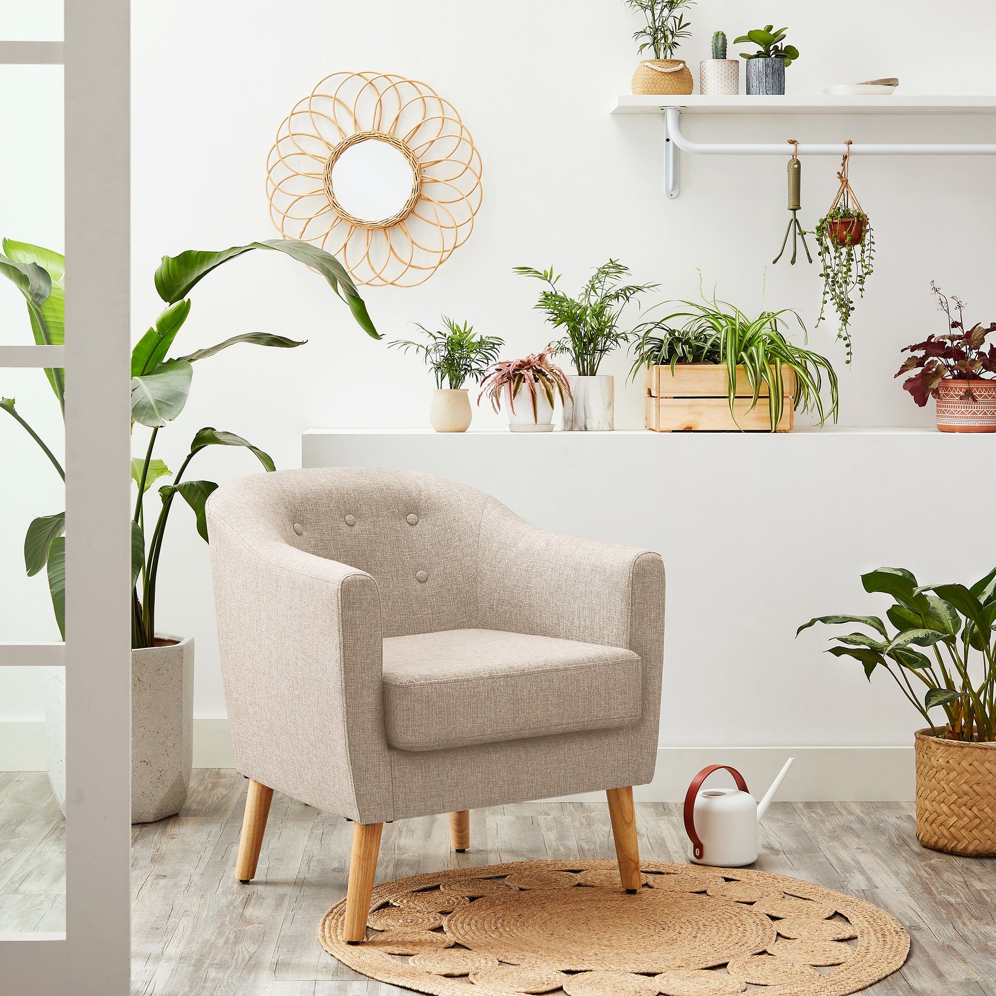 VASAGLE Sessel, Fernsehsessel, gepolstertem Sitzkissen, Loungesessel günstig online kaufen