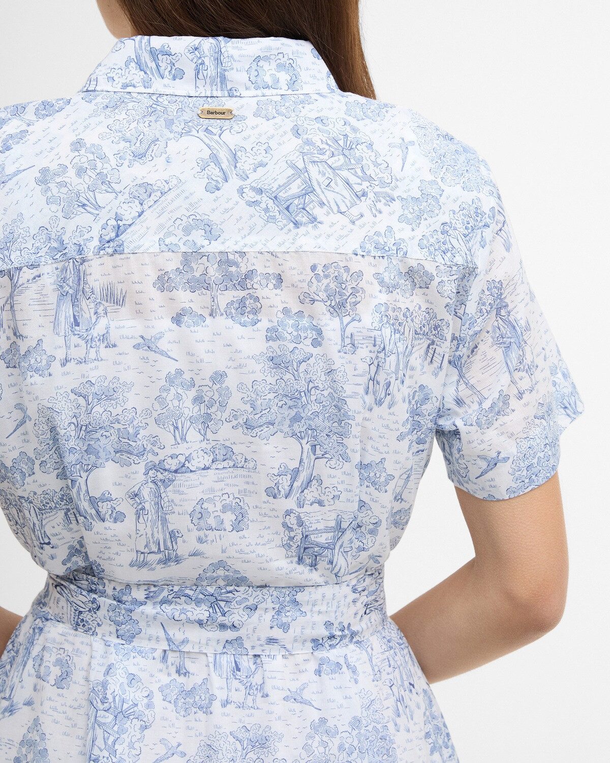 Barbour Hemdblusenkleid Midi-Kleid Wisteria günstig online kaufen