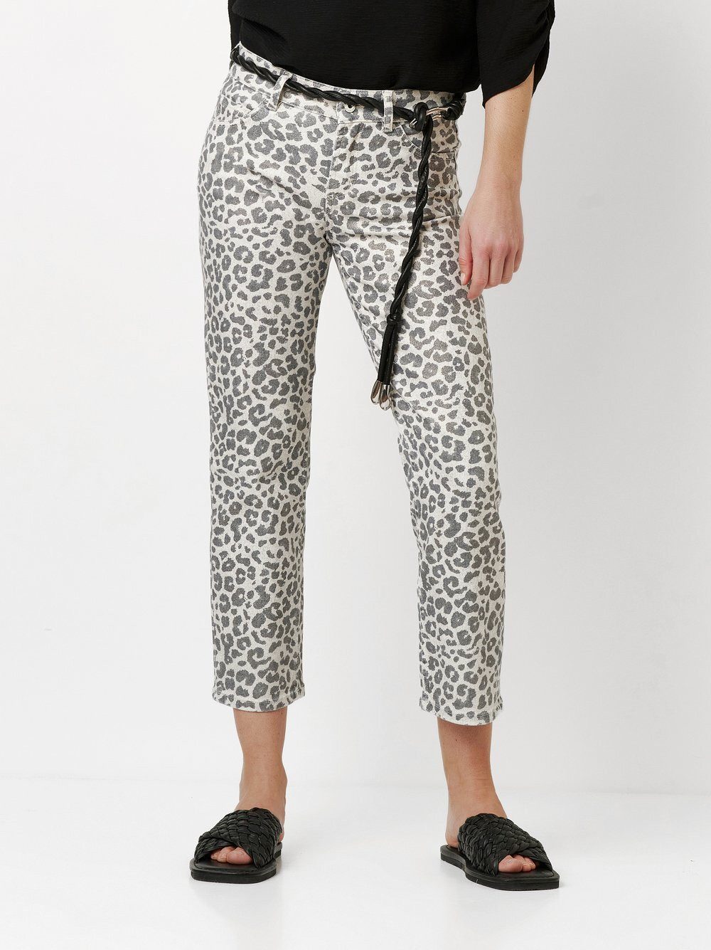 TONI 5-Pocket-Jeans Ella mit Leoprint günstig online kaufen