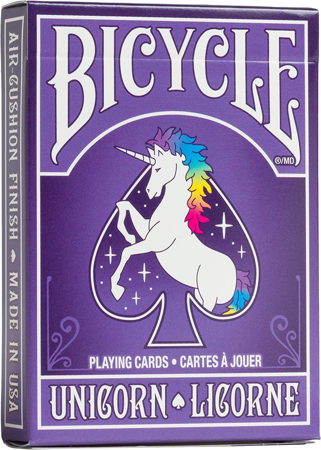 Cartamundi Spiel Bicycle® - Kartendeck - Unicorn, Kartenspiel, mit einzigartigem Air-Cushion®-Finish